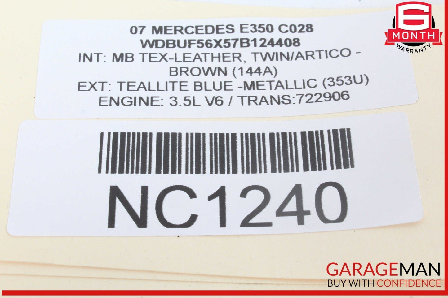 03-09 Mercedes W211 E350 E550 Front Right Passenger Door Control Module OEM