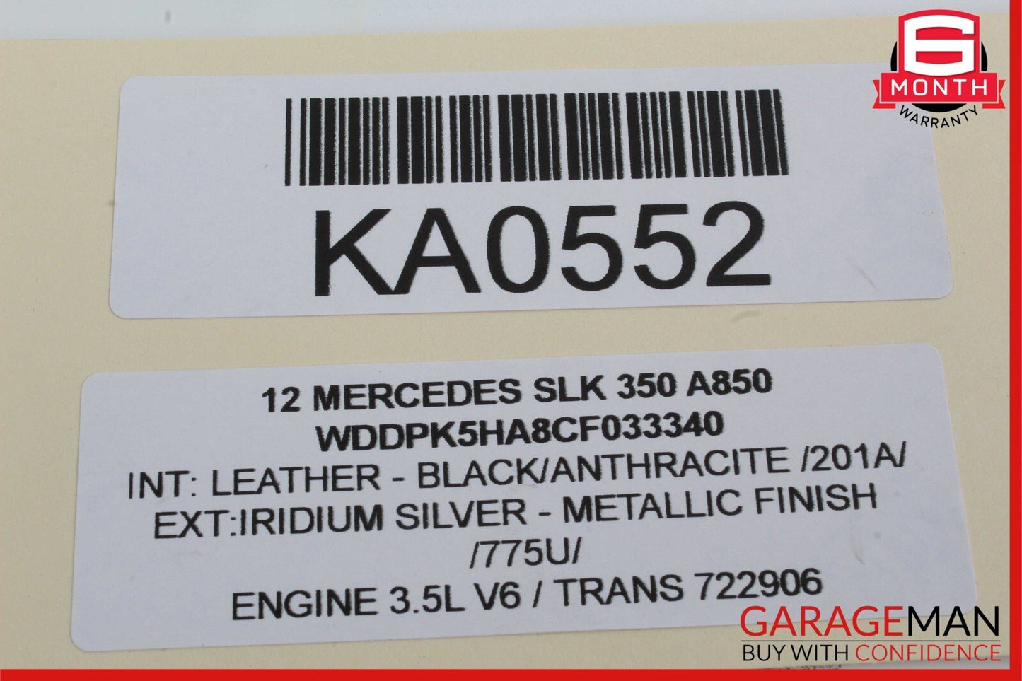 08-11 Mercedes W204 C350 C300 Right Passenger Side Gas Tank Fuel Pump Motor OEM