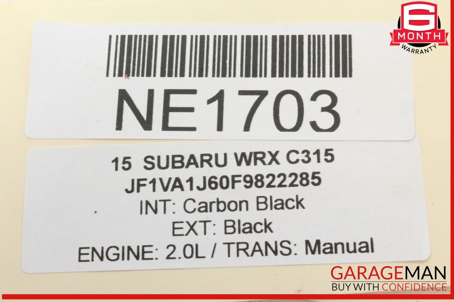 14-18 Subaru WRX ECU Keyless Access Control Module Unit 88802VA020 OEM