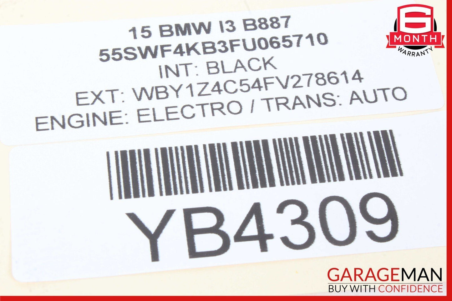 14-21 BMW i3 I01 Hybrid Gas Acceleration Foot Pedal 12037313DE OEM