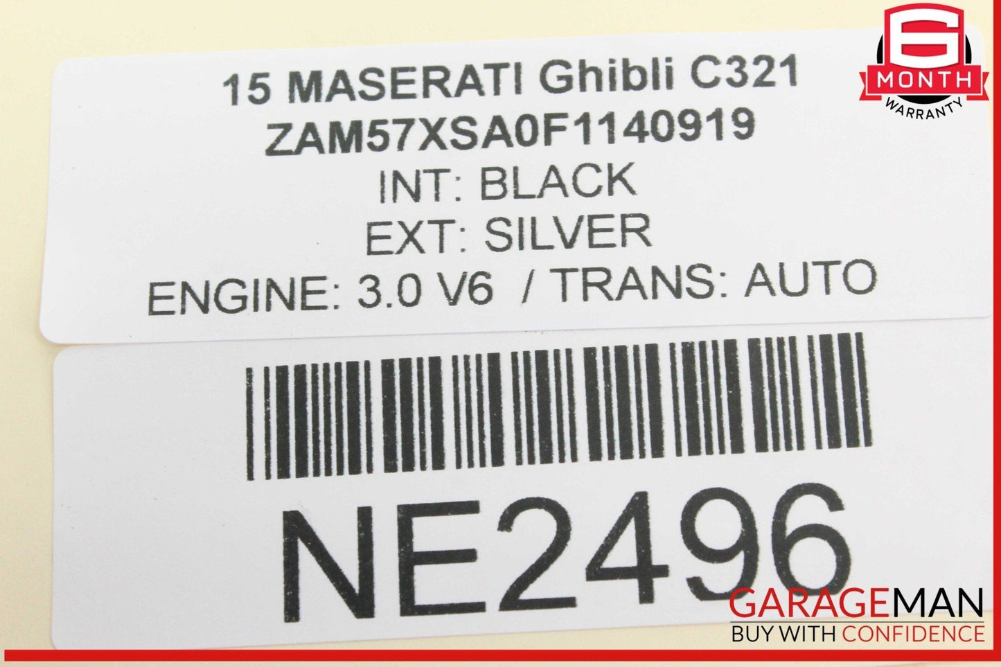 14-17 Maserati Ghibli Rear Right or Left Side Lower Control Arm 670002808 OEM