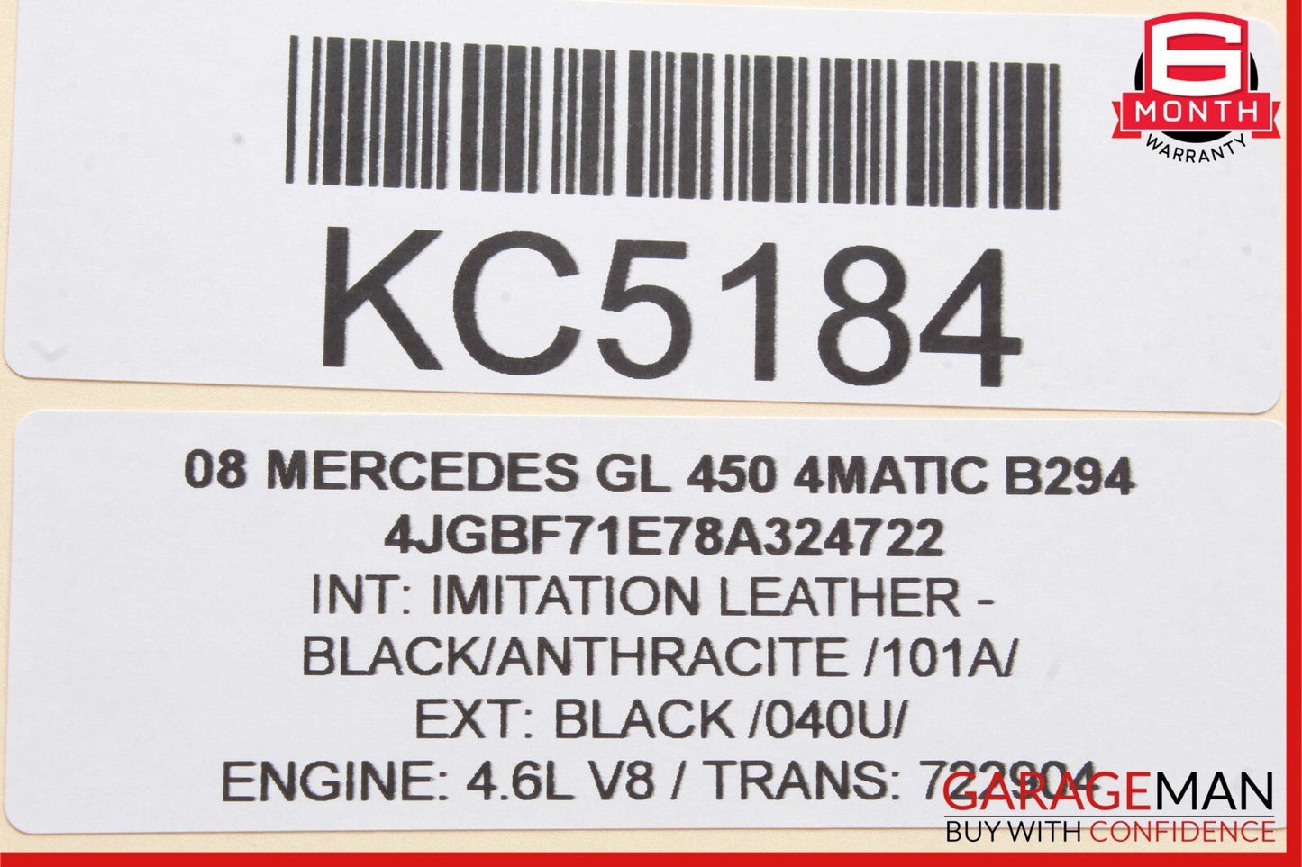 07-12 Mercedes X164 GL450 Rear Left & Right Seat Fold Controller Switch Black