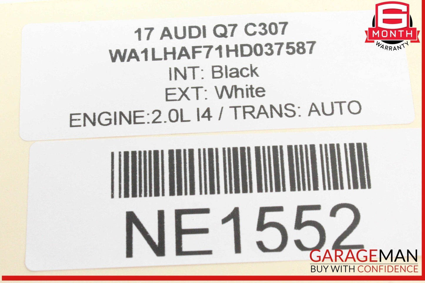 17-19 Audi Q7 Front Right or Left Side LED Head Light Lamp Ballast Module OEM