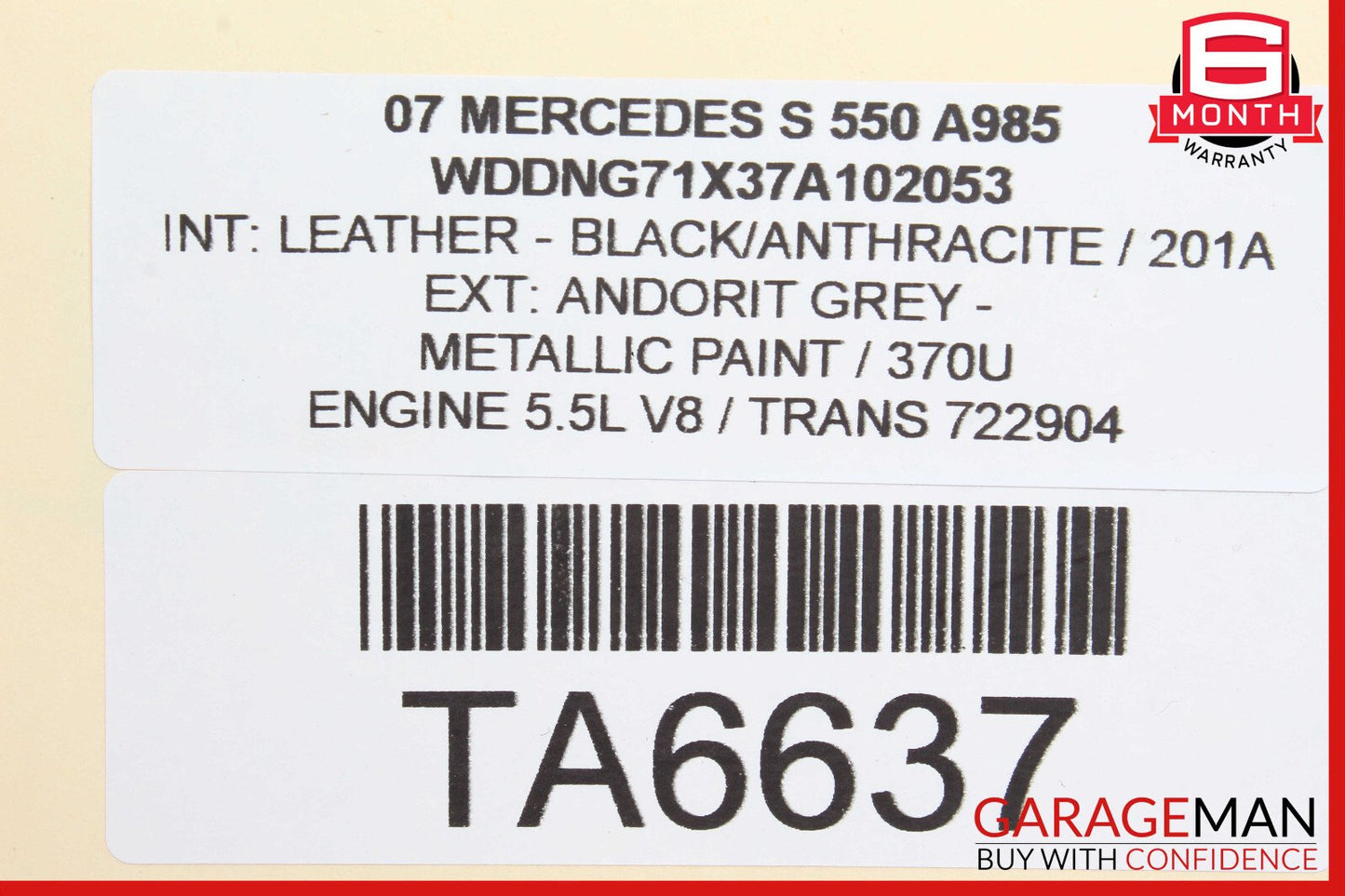 07-09 Mercedes W221 S550 CL550 Instrument Cluster Speedometer OEM