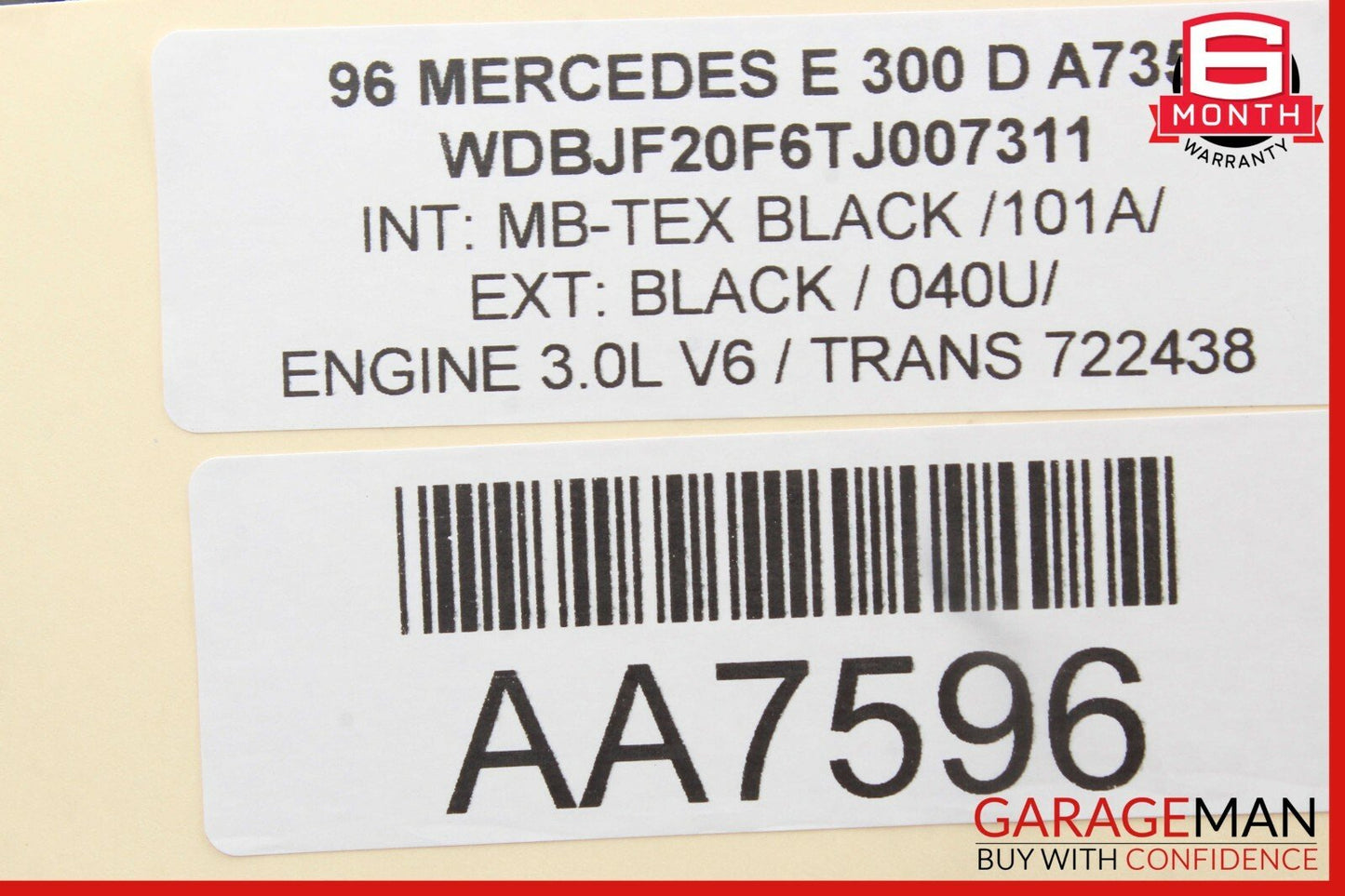 98-02 Mercedes W210 E300 Front Center Console Dash Hazard Switch Trim OEM