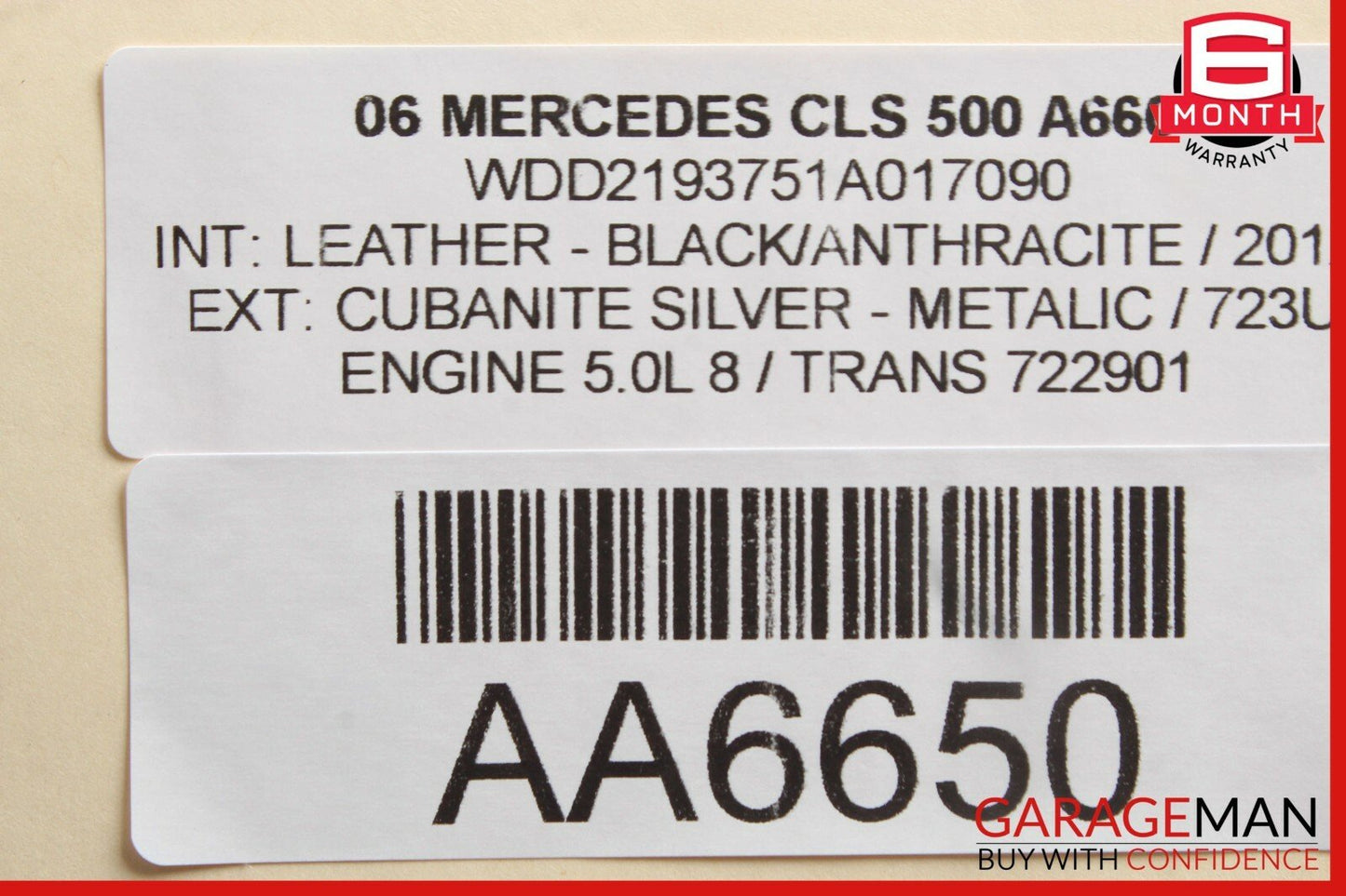 06-11 Mercedes S550 CLS500 CLS550 E550 Bosch Engine Starter Motor