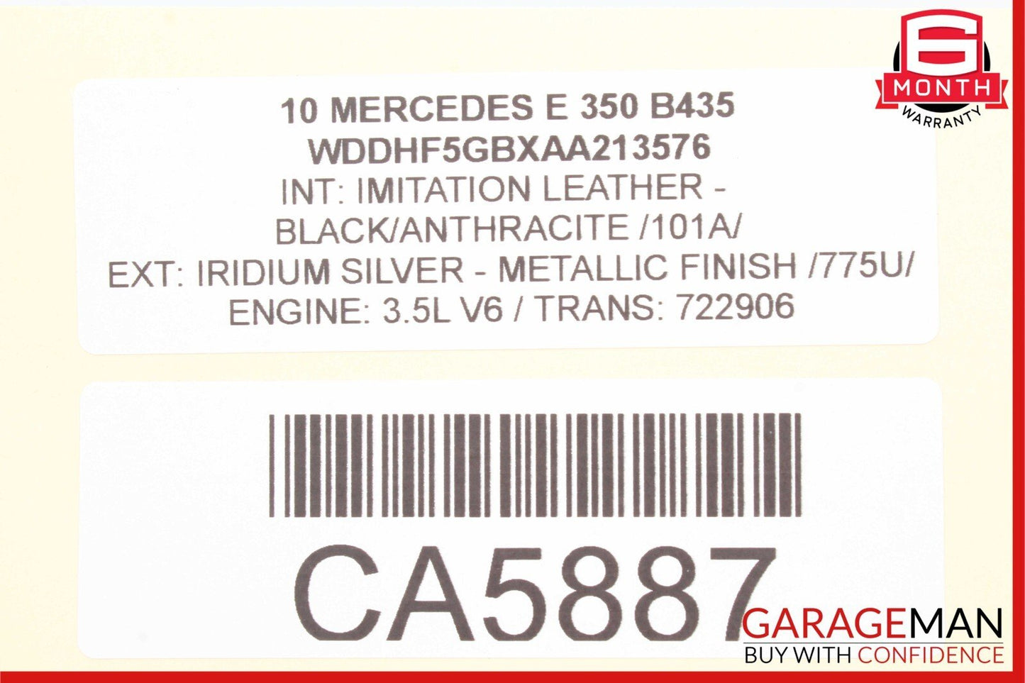 10-16 Mercedes W212 E350 E500 Front Right RWD Wishbone Suspension Control Arm