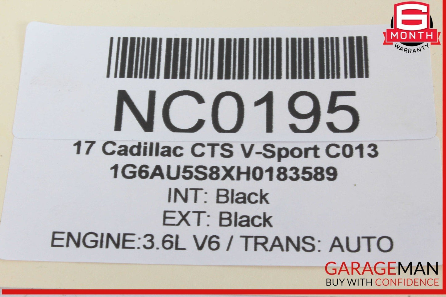 14-19 Cadillac CTS V-Sport Front Right Side Seat Switch Cover Panel OEM