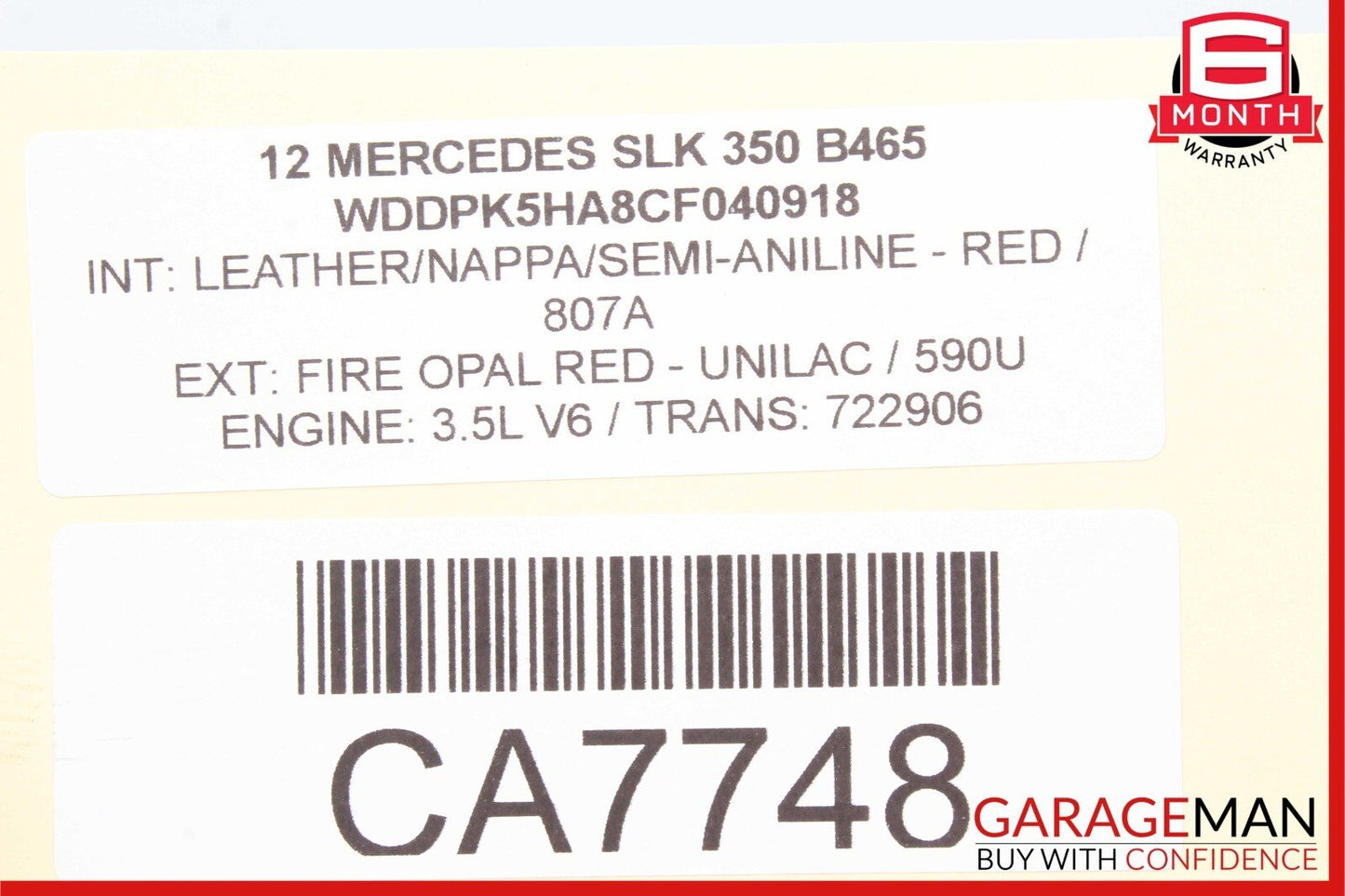 12-15 Audi A7 3.0L Supercharged Trans Automatic Transmission Center Differential