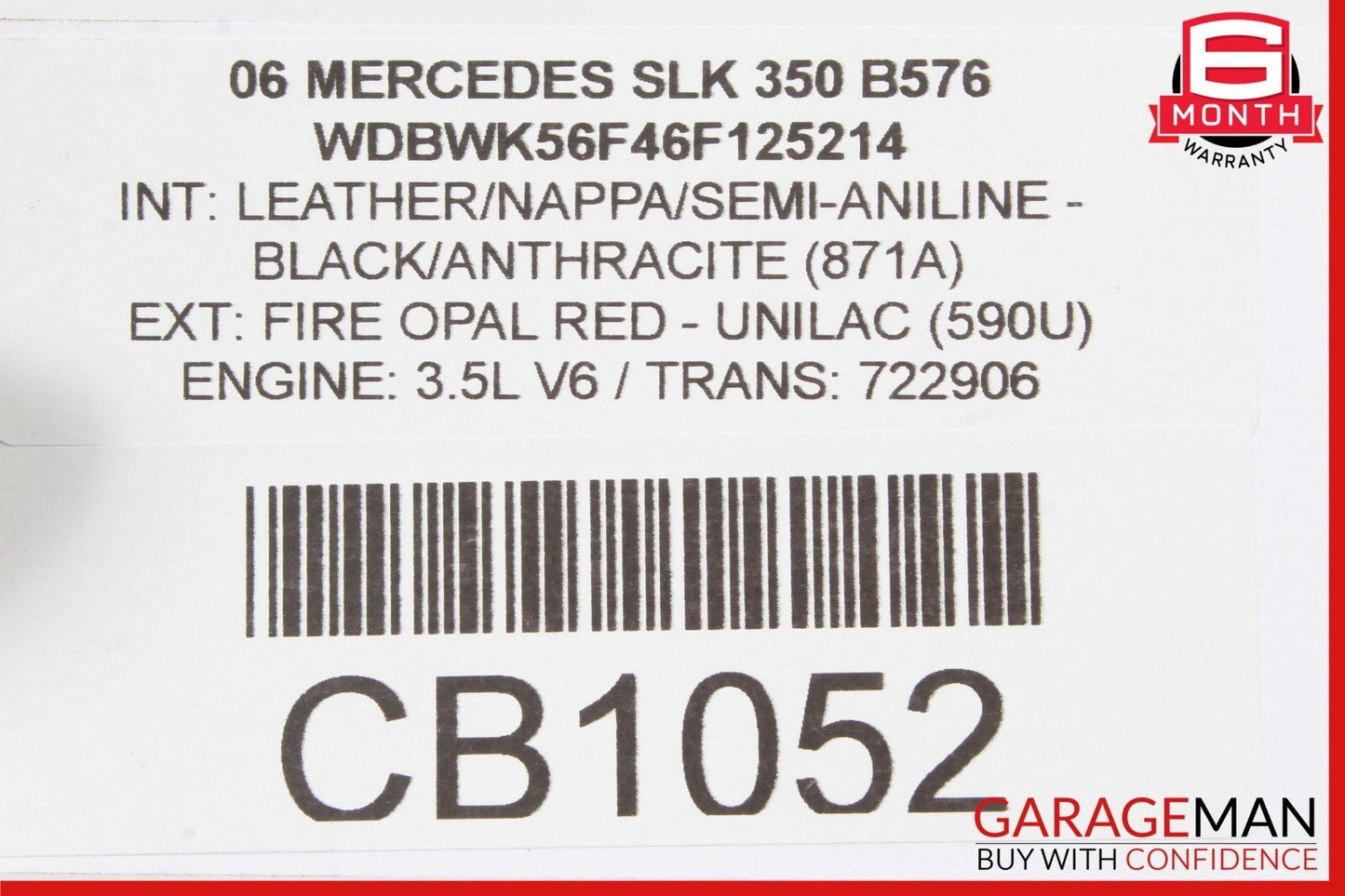 05-11 Mercede R171 SLK350 SLK55 Front Left Lower Control Arm 2043301911 OEM