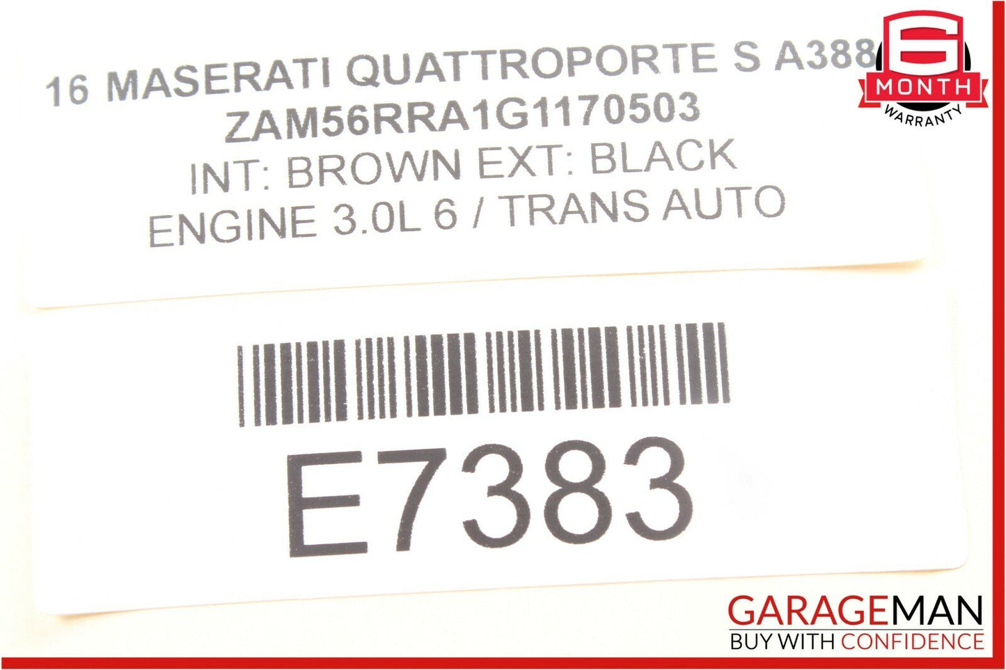 14-18 Maserati Quattroporte Rear Suspension Height Level Sensor Bracket Assembly