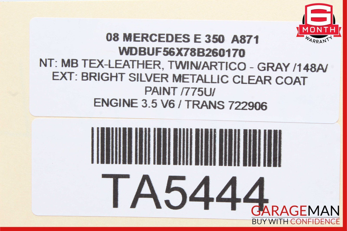 03-09 Mercedes W211 E320 E63 AMG Front Left Side Door Lock Latch Actuator OEM