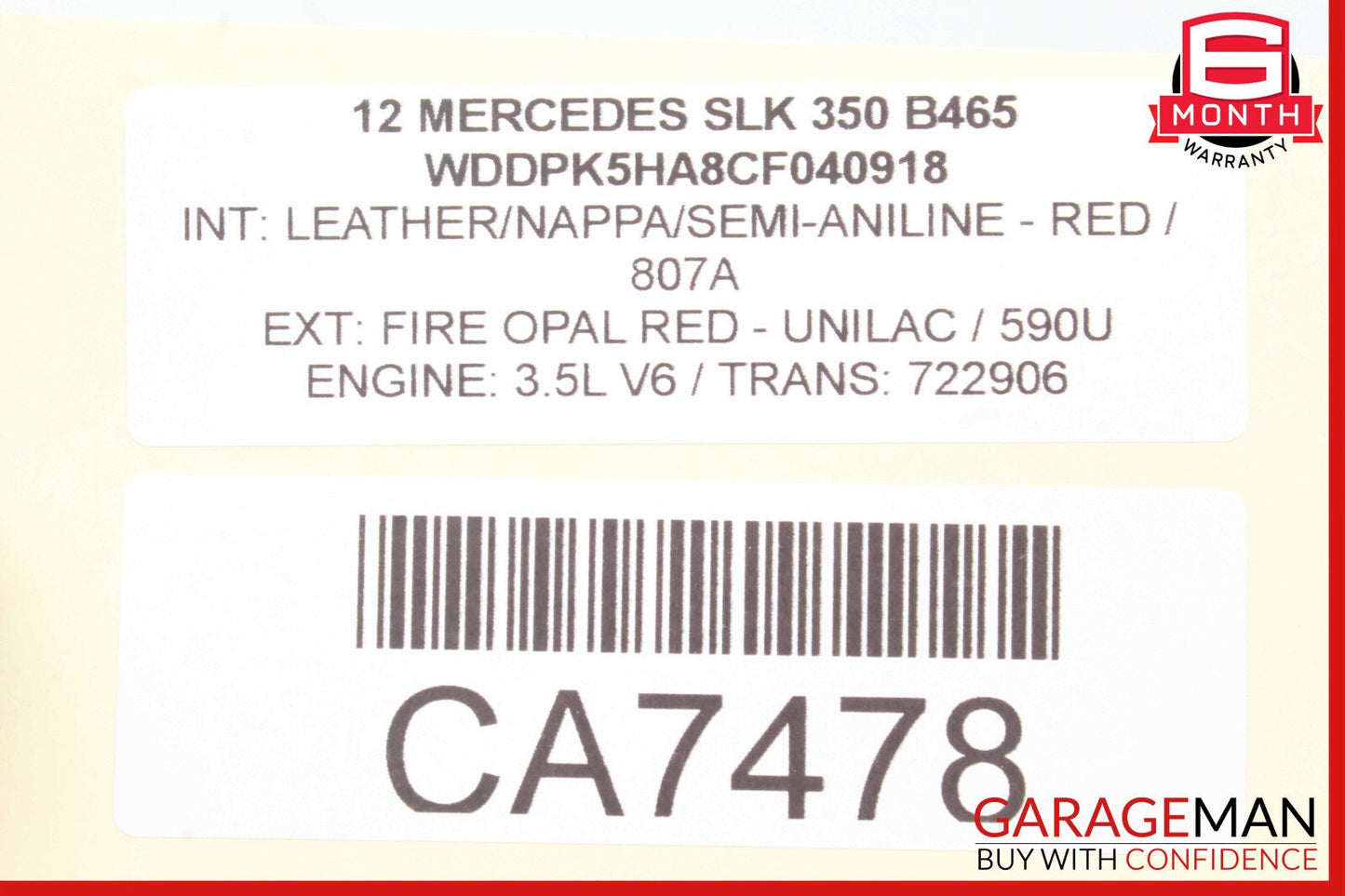 12-20 Mercedes W207 E350 SLC300 Front Left Side Lower Wishbone Control Arm OEM