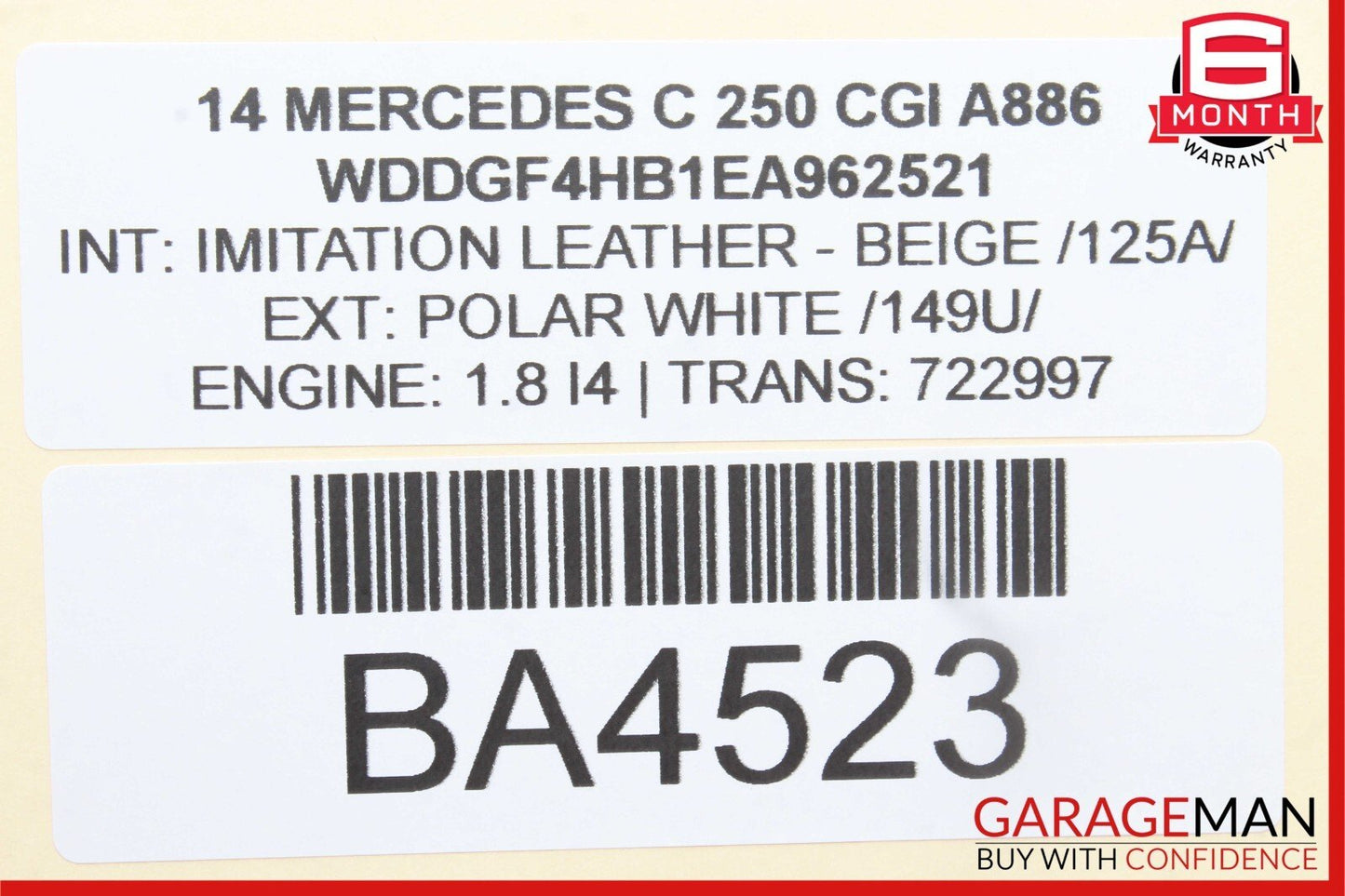 08-14 Mercedes W204 C250 C300 Front Left Side Door Controller Module Unit