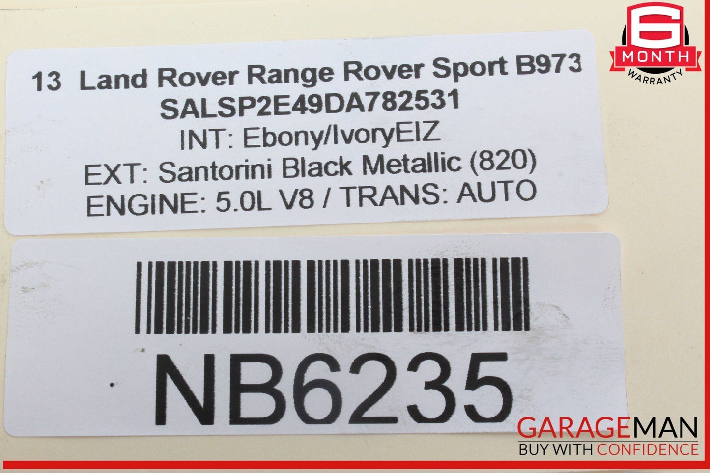 10-13 Land Rover Range Rover Sport Power Steering Reservoir Fluid Tank OEM