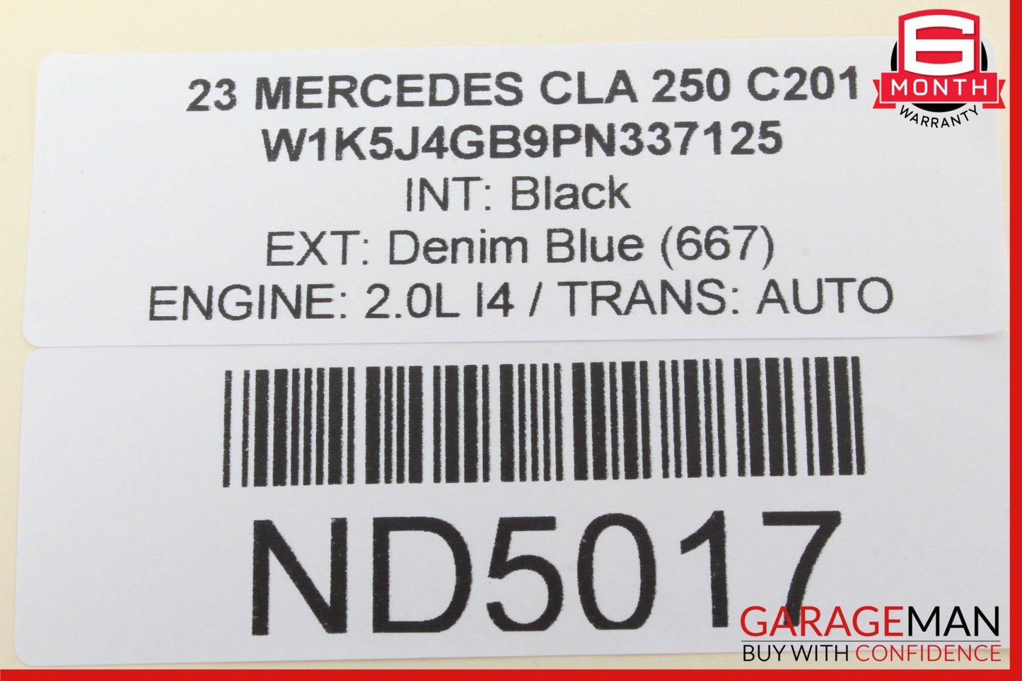 20-23 Mercedes W118 CLA250 Dash Dashboard Left Driver Side AC Air Vent Grille