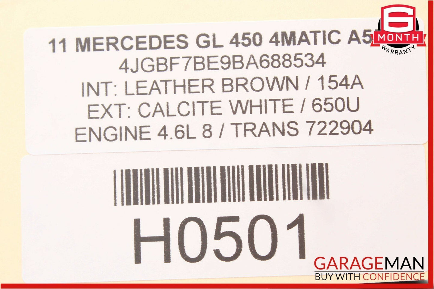 06-12 Mercedes X164 GL450 ML350 Front Right Door Audio Tweeter Speaker Cover OEM