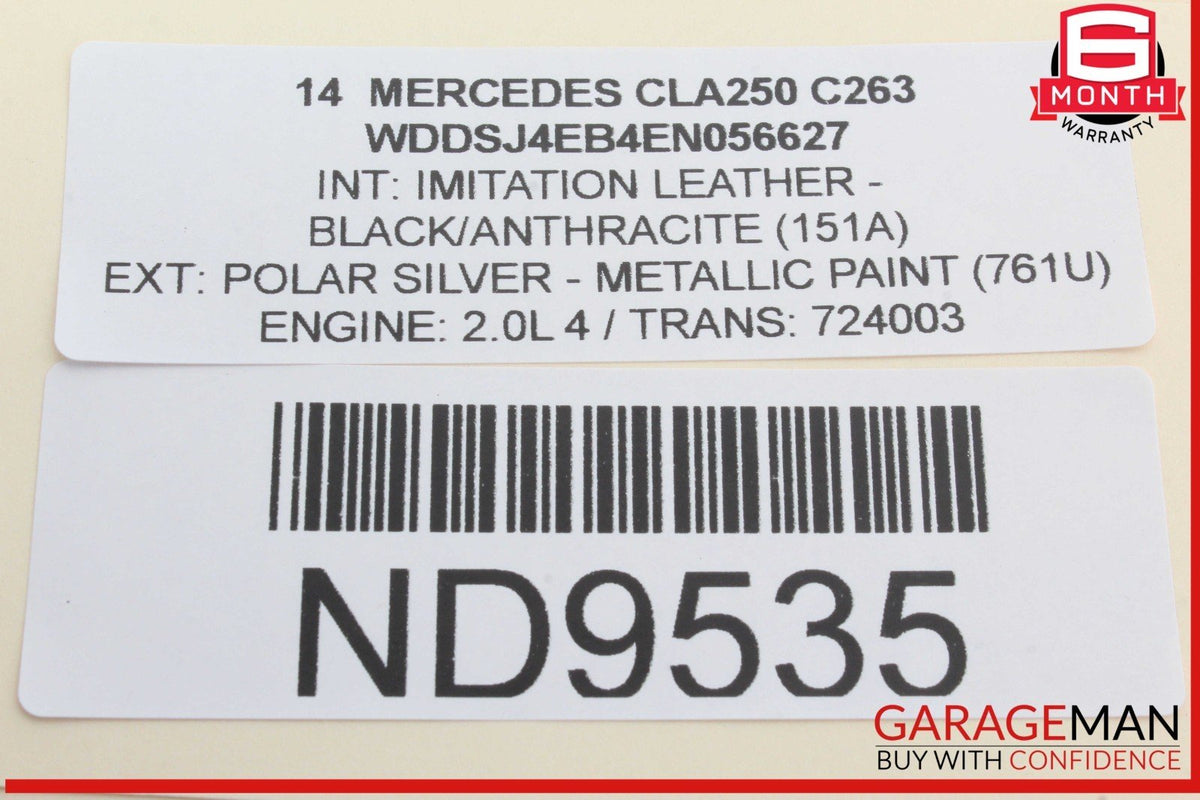 14-19 Mercedes W117 CLA250 Front Center AC A/C Air Vent Nozzle Trim Grill OEM