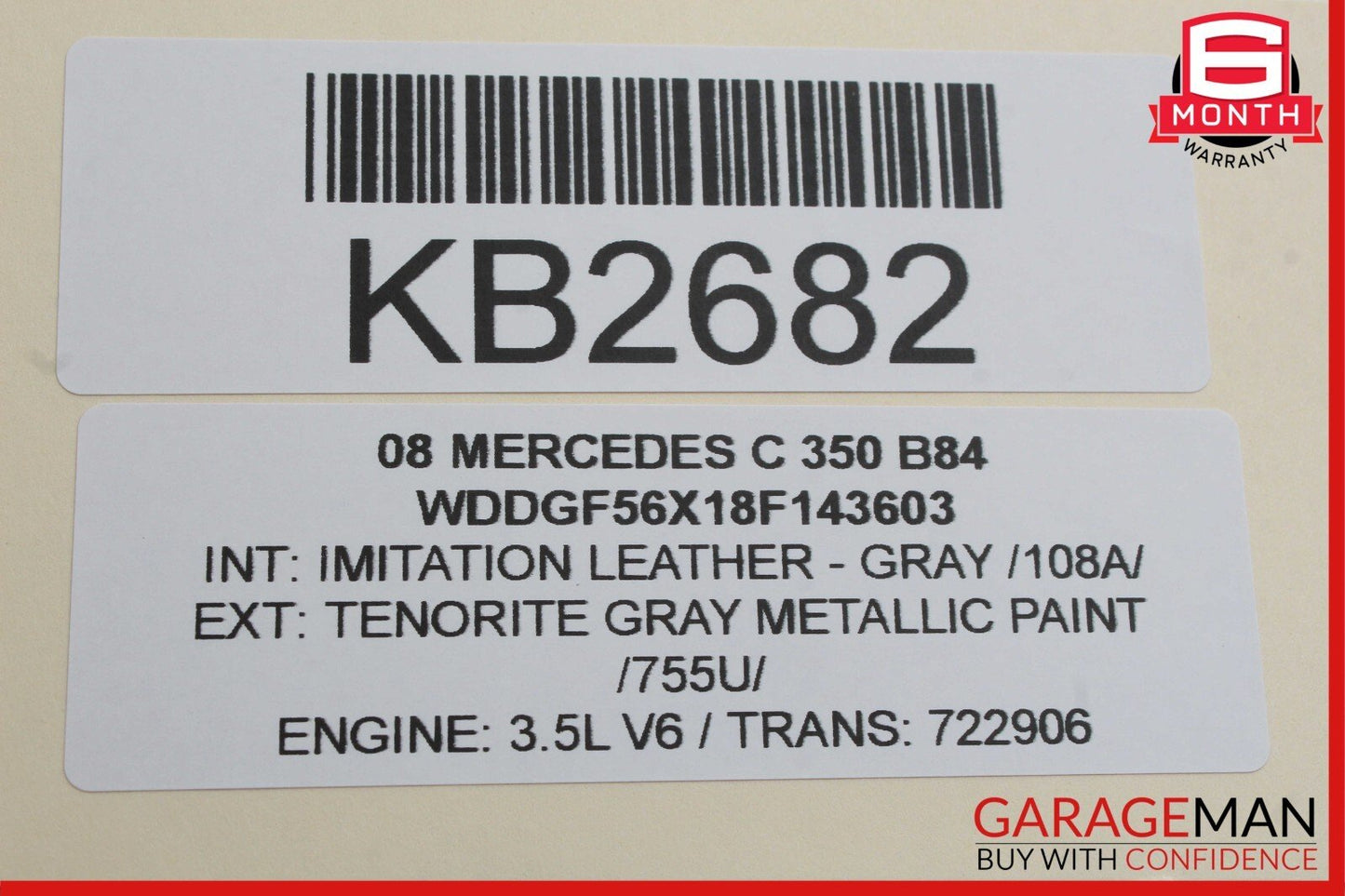 08-14 Mercedes W204 C300 C350 Rear Right Side Door Control Module 2048702526 OEM