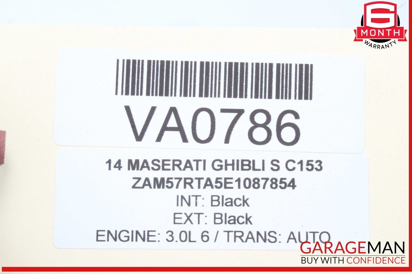 14-17 Maserati Ghibli S Rear Trunk Lid Lock Latch Actuator 670033056 OEM