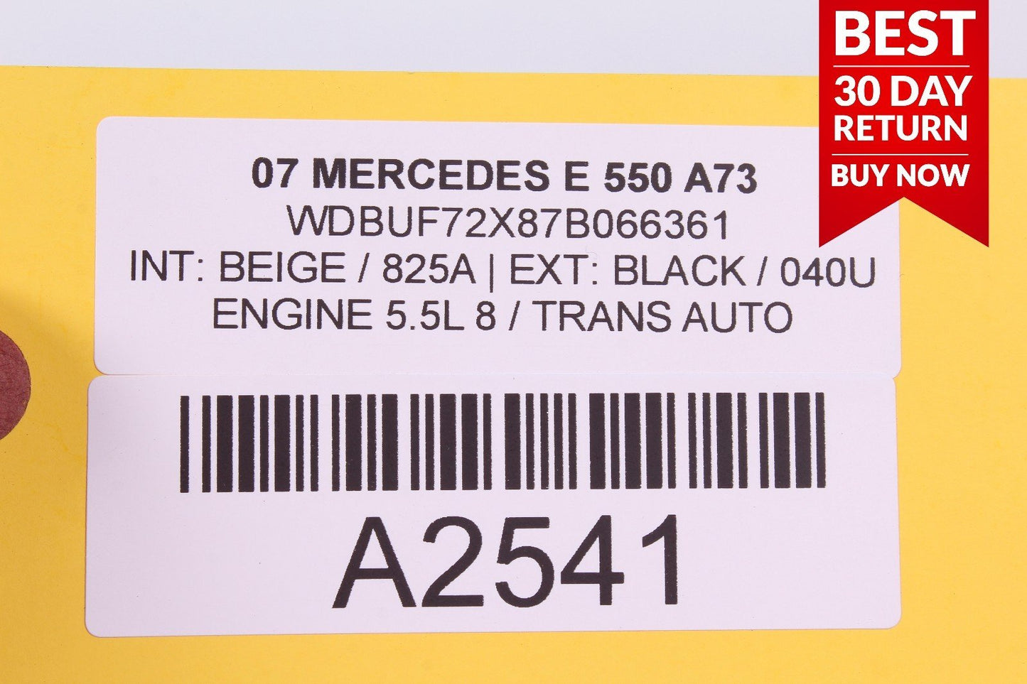 03-09 Mercedes W211 E320 E550 AMG Rear Left Side Exterior Door Handle Black A73