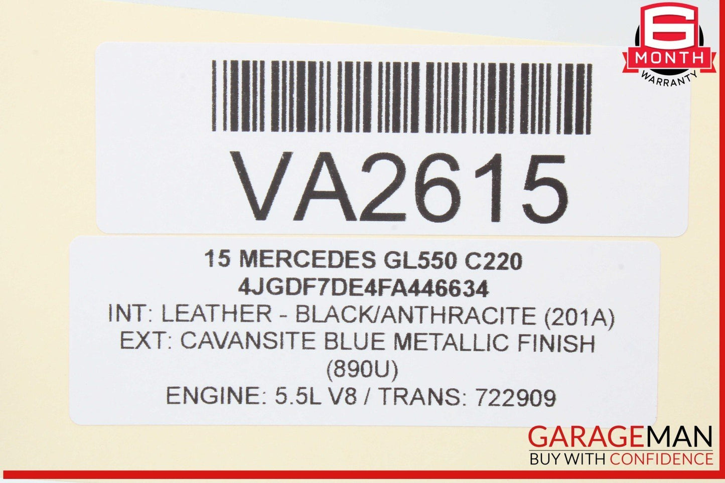 12-19 Mercedes X166 GL550 ML400 GLE350 Rear Right Side Door Control Module Unit