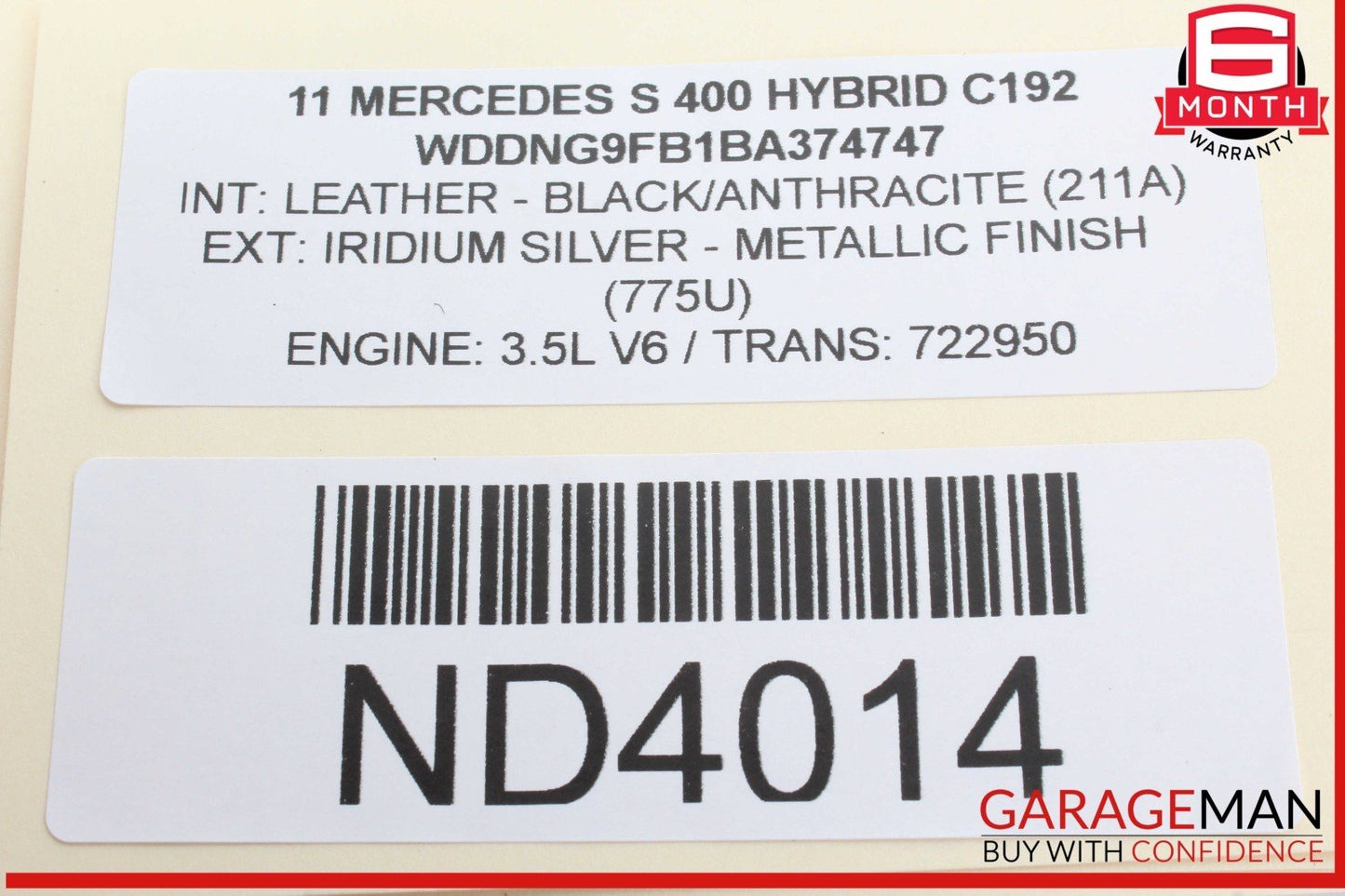 07-13 Mercedes W221 S400 Hybrid Rear Right or Left Side Door Control Module OEM