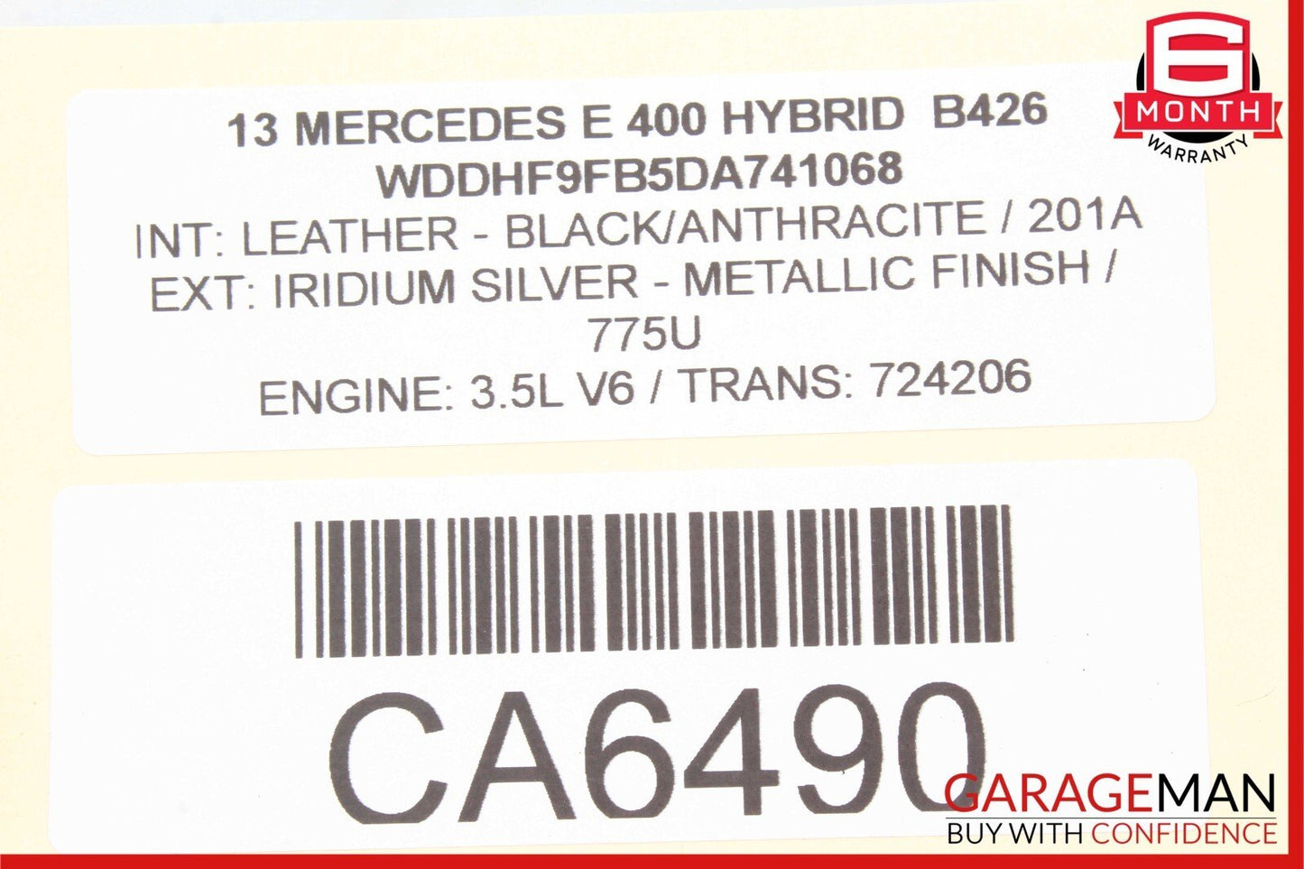10-16 Mercedes W212 E400 Front Left Side Suspension Wishbone Control Arm OEM