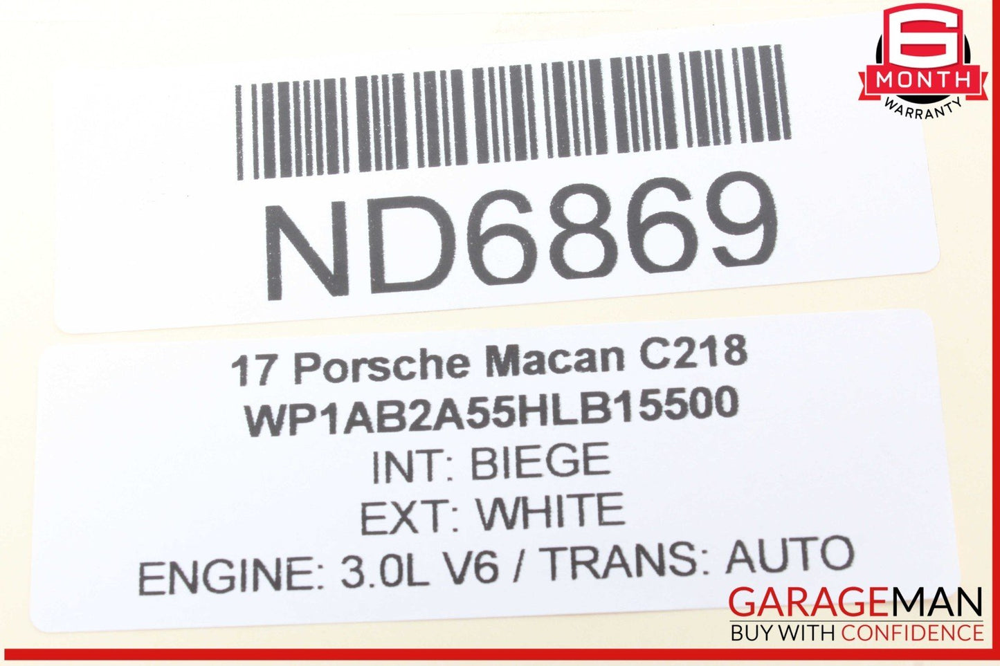 15-24 Porsche Macan 95B Rear Lift Gate Tailgate Trunk Boot Lock Actuator OEM