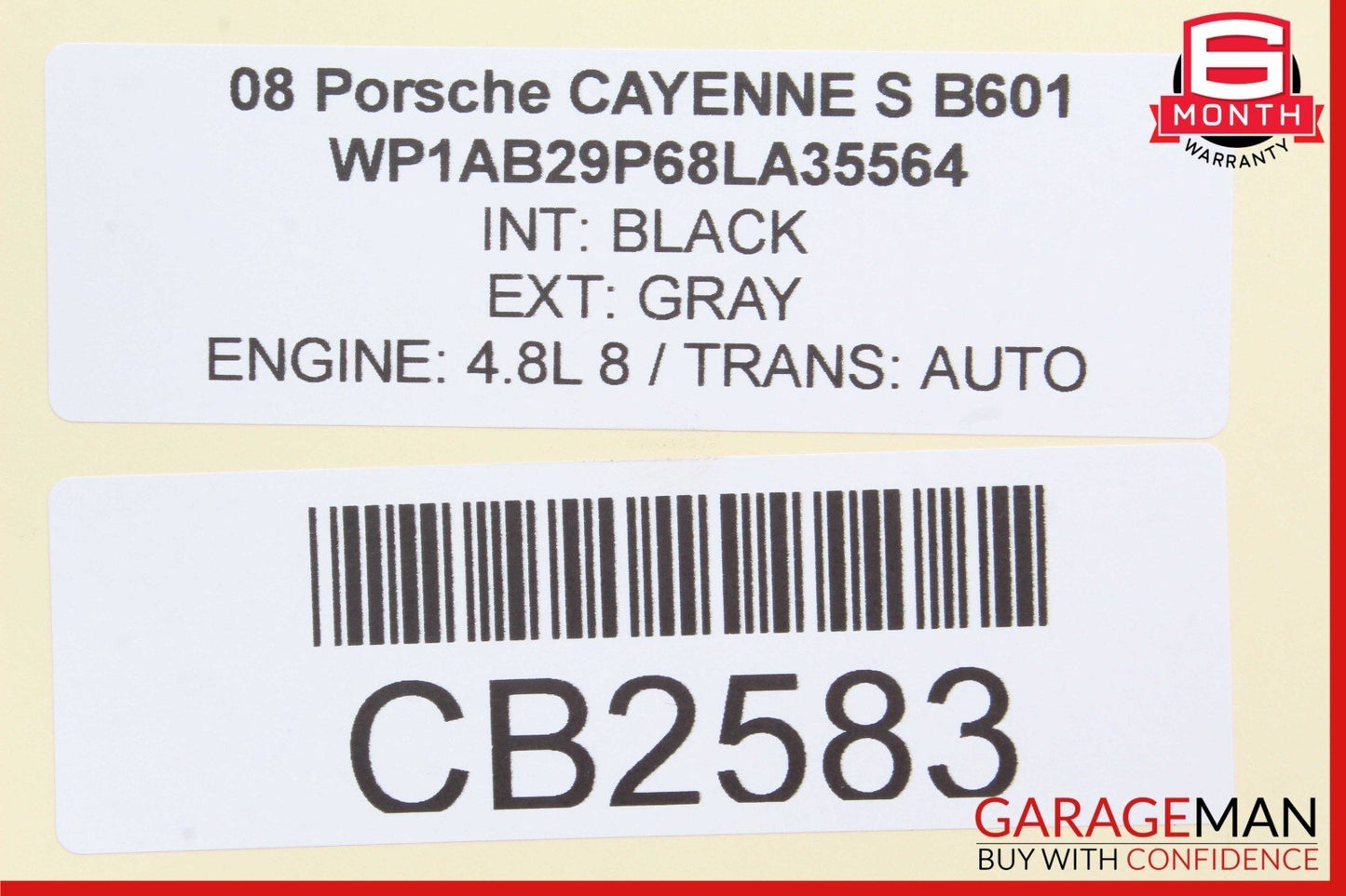 03-10 Porsche Cayenne S 957 Front Left or Right Upper Control Arm Assembly OEM