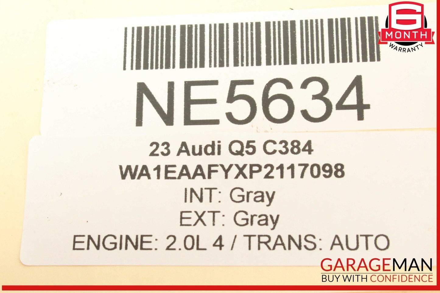 18-24 Audi Q5 SQ5 Rear Left Driver Side Upper Control Arm 80A505397A OEM