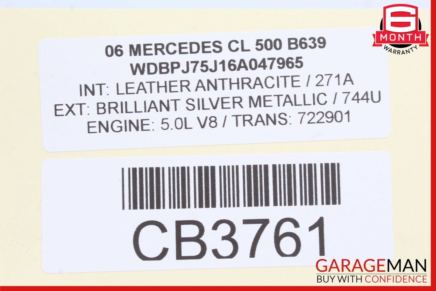07-18 Mercedes W212 E350 CL550 Rear Left or Right Axle CV Half Shaft OEM