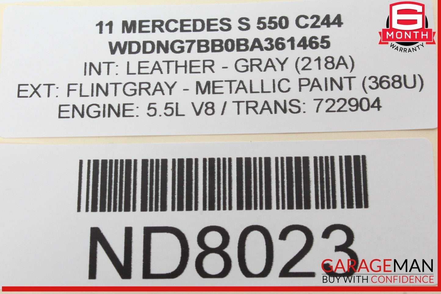 Mercedes W221 S550 GL450 Voice Communication Control Module 2048202085 OEM