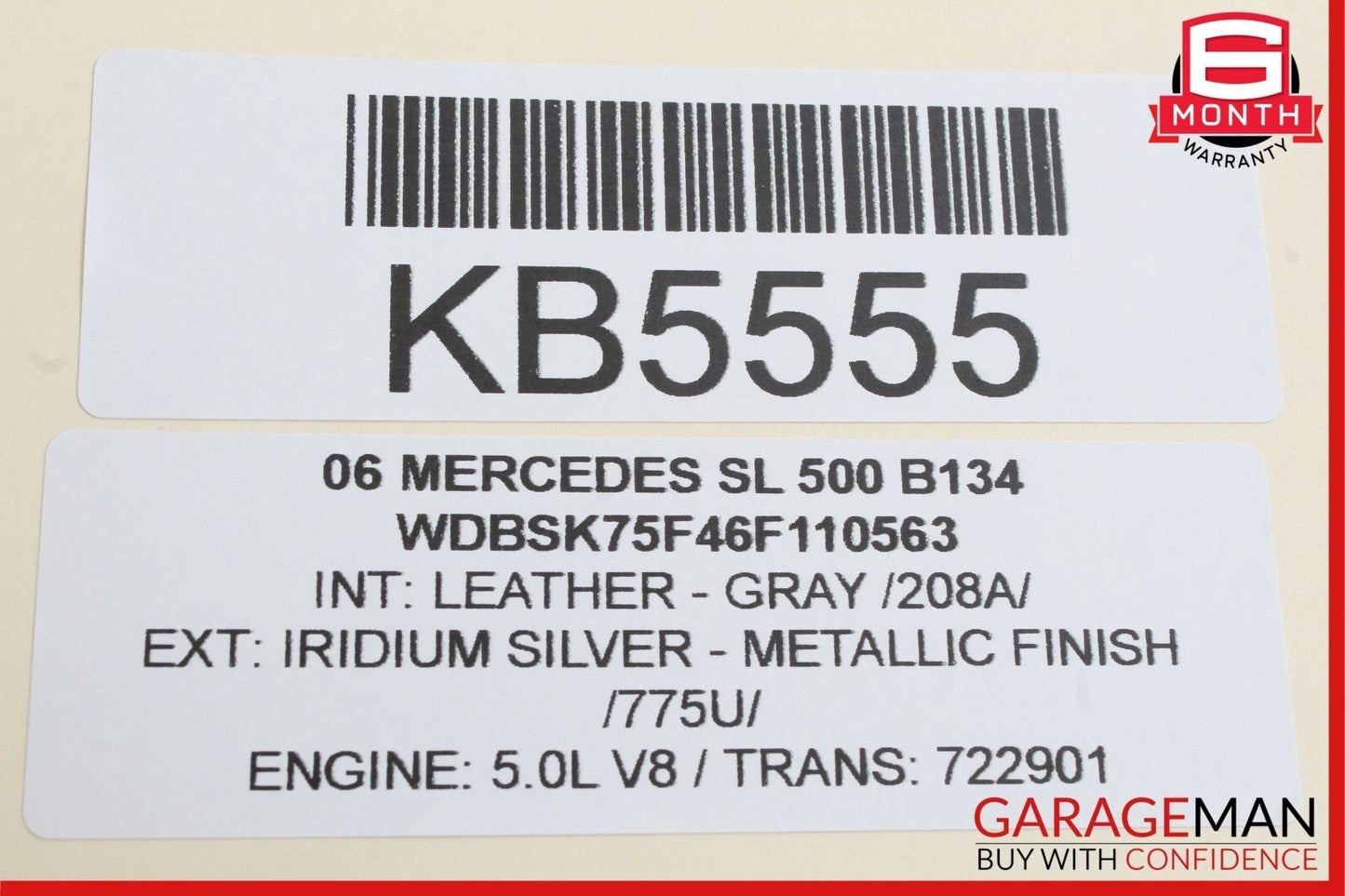 Mercedes SL500 SLK280 CL500 S430 E320 CLK500 Anti Theft Alarm Module Unit