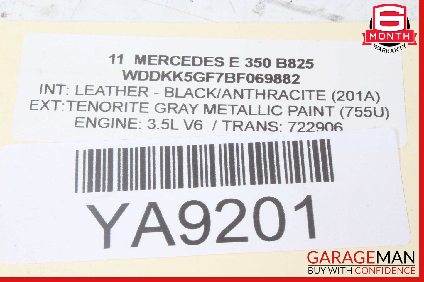 07-18 Mercedes W212 E350 CL550 Rear Left or Right Axle CV Half Shaft OEM