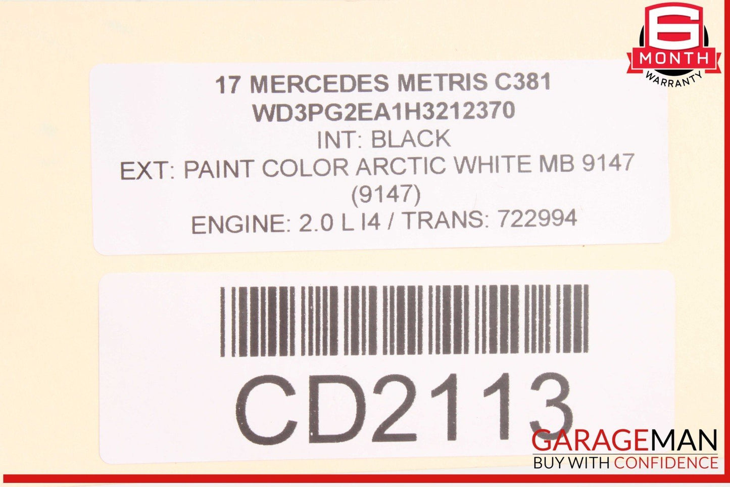 16-23 Mercedes W447 Metris HVAC A/C Heater Blower Motor OEM