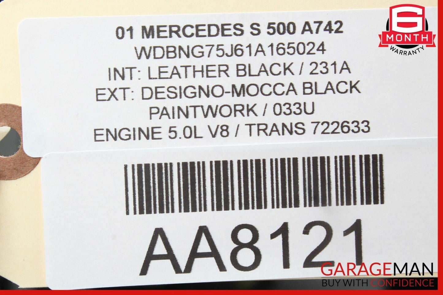 00-06 Mercedes W220 S500 Front Left Driver Side Master Window Switch Trim Wood