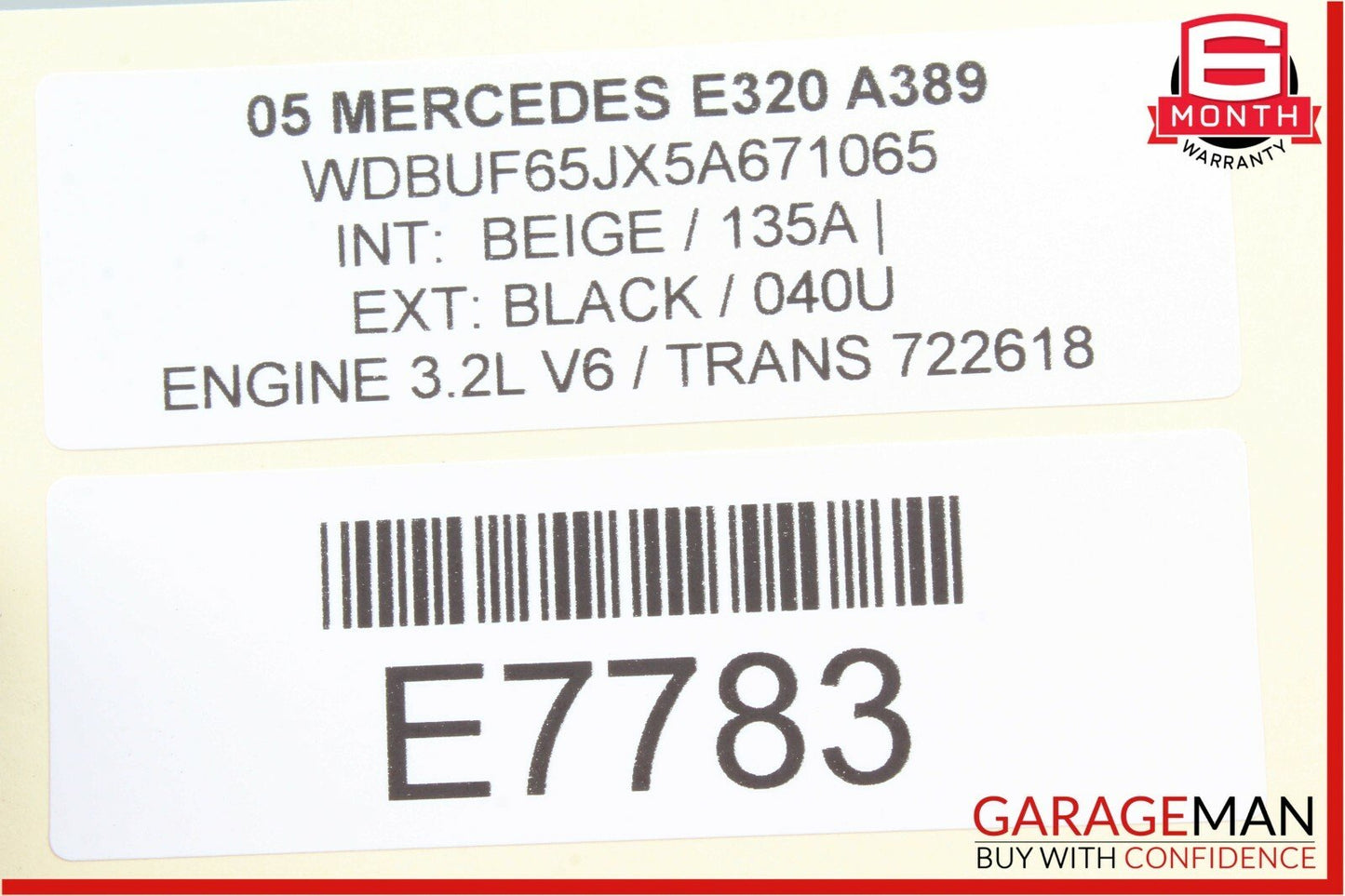 03-09 Mercedes W211 E350 E550 E320 Rear Right Side Door Lock Latch Actuator OEM