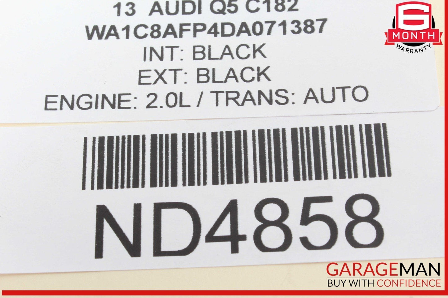 11-18 Audi Q5 SQ5 A8 Front Left or Right Side CV Axle Shaft 4G0407271F OEM