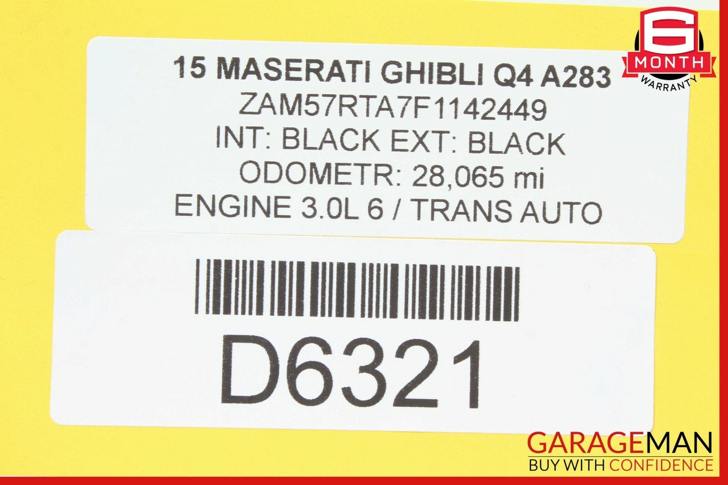 14-17 Maserati Ghibli Rear Left Driver Side Lower Suspension Control Arm OEM