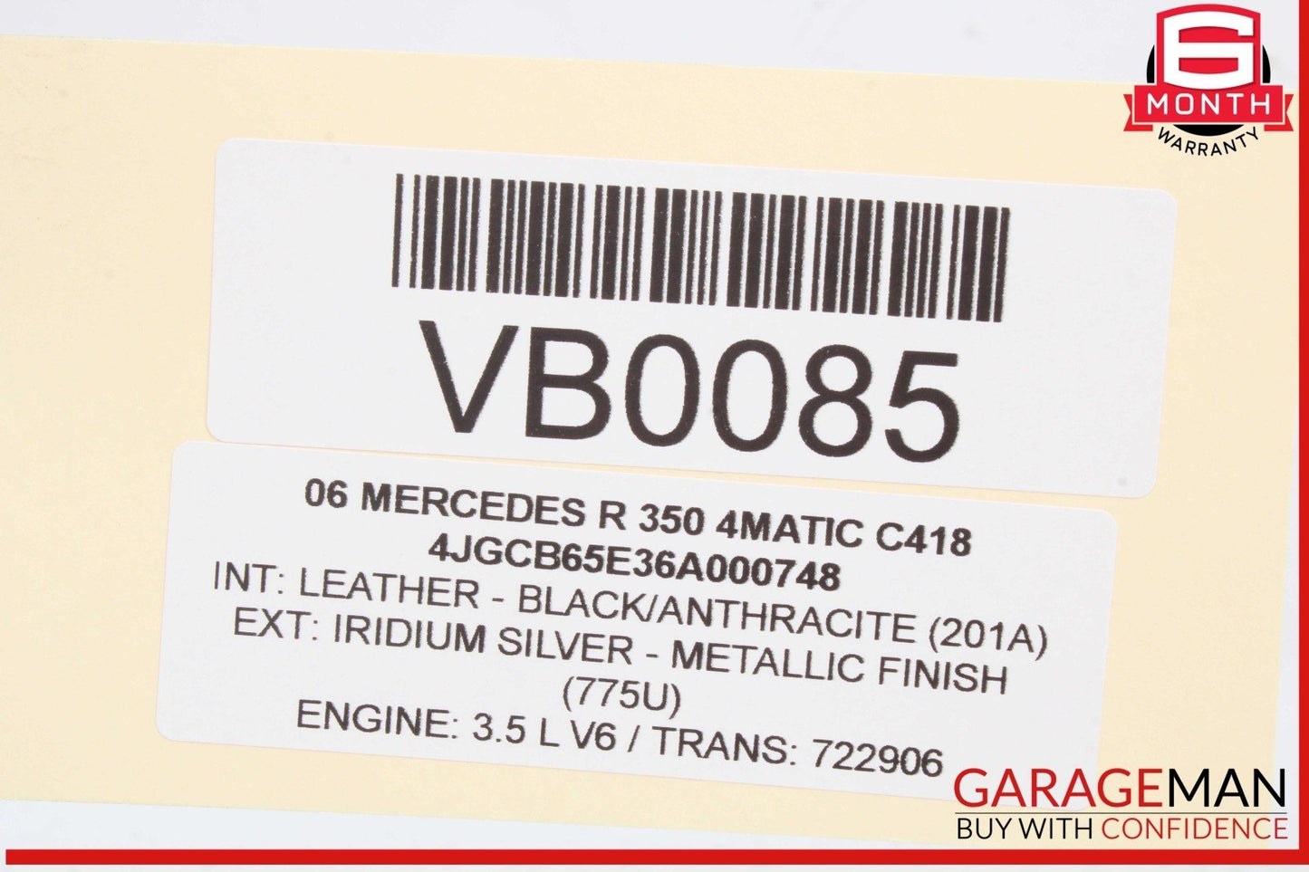 06-13 Mercedes W251 R350 4MATIC Front Left Side Door Control Module Unit OEM