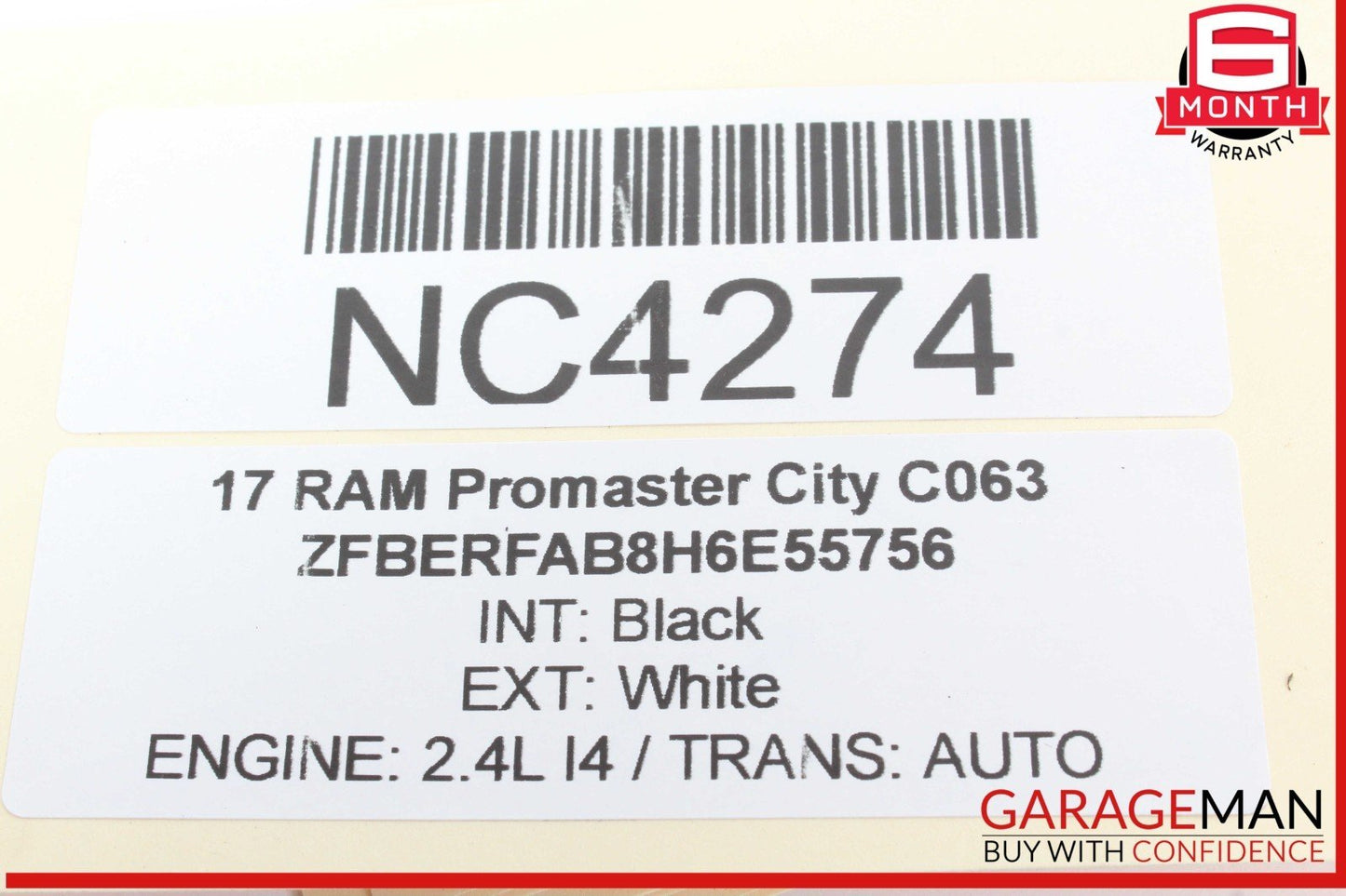 15-22 RAM Promaster City Rear Left or Right Side Suspension Lower Control Arm