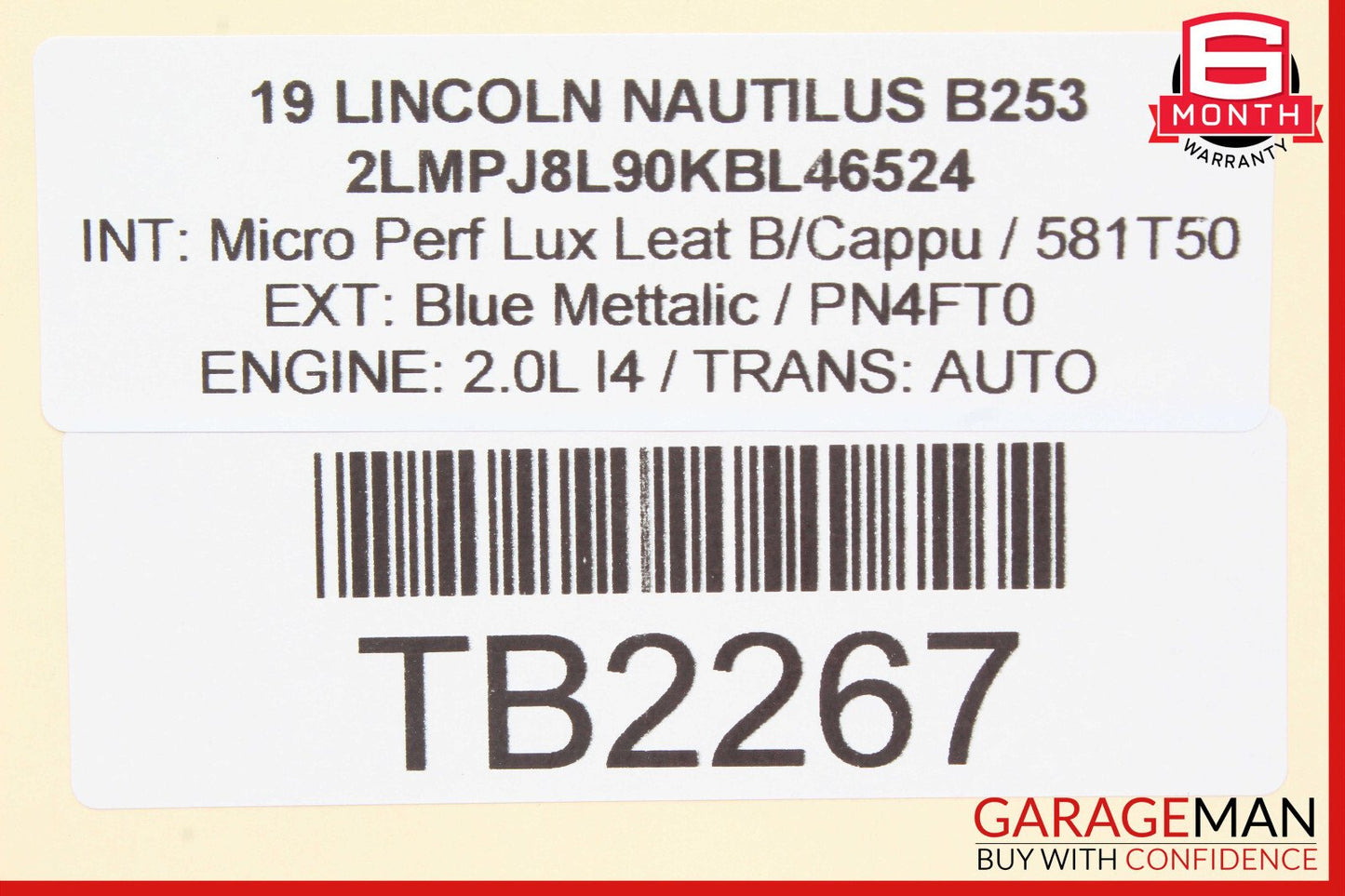 19-21 Lincoln Nautilus Telematics Control Module OEM
