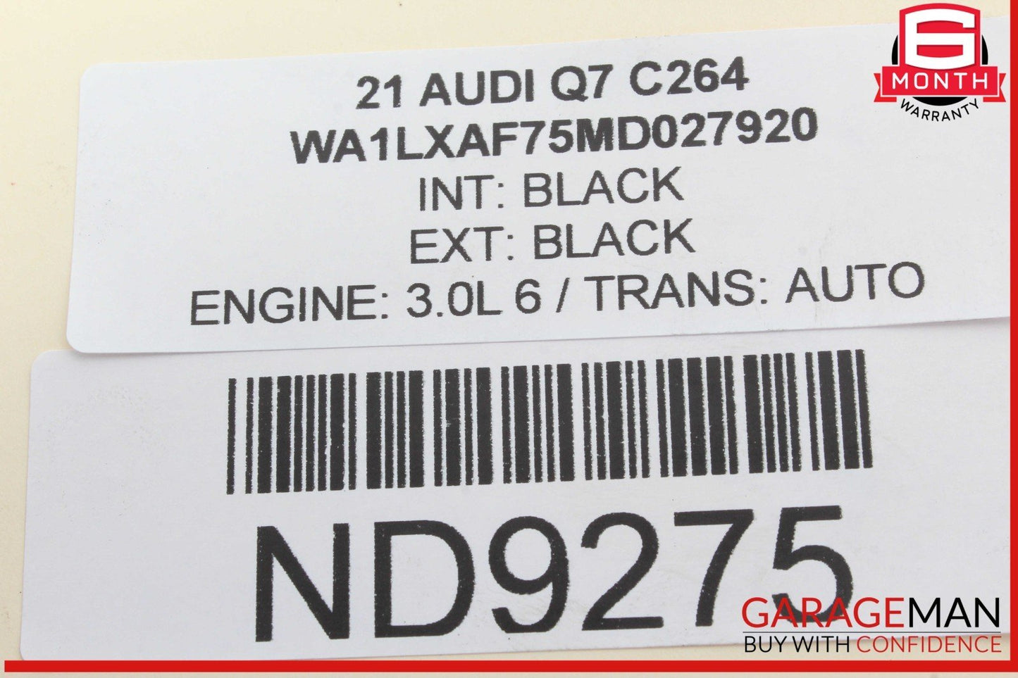 17-24 Audi Q7 Rear Left or Rear Right Side CV Axle Shaft 4M0501203D OEM