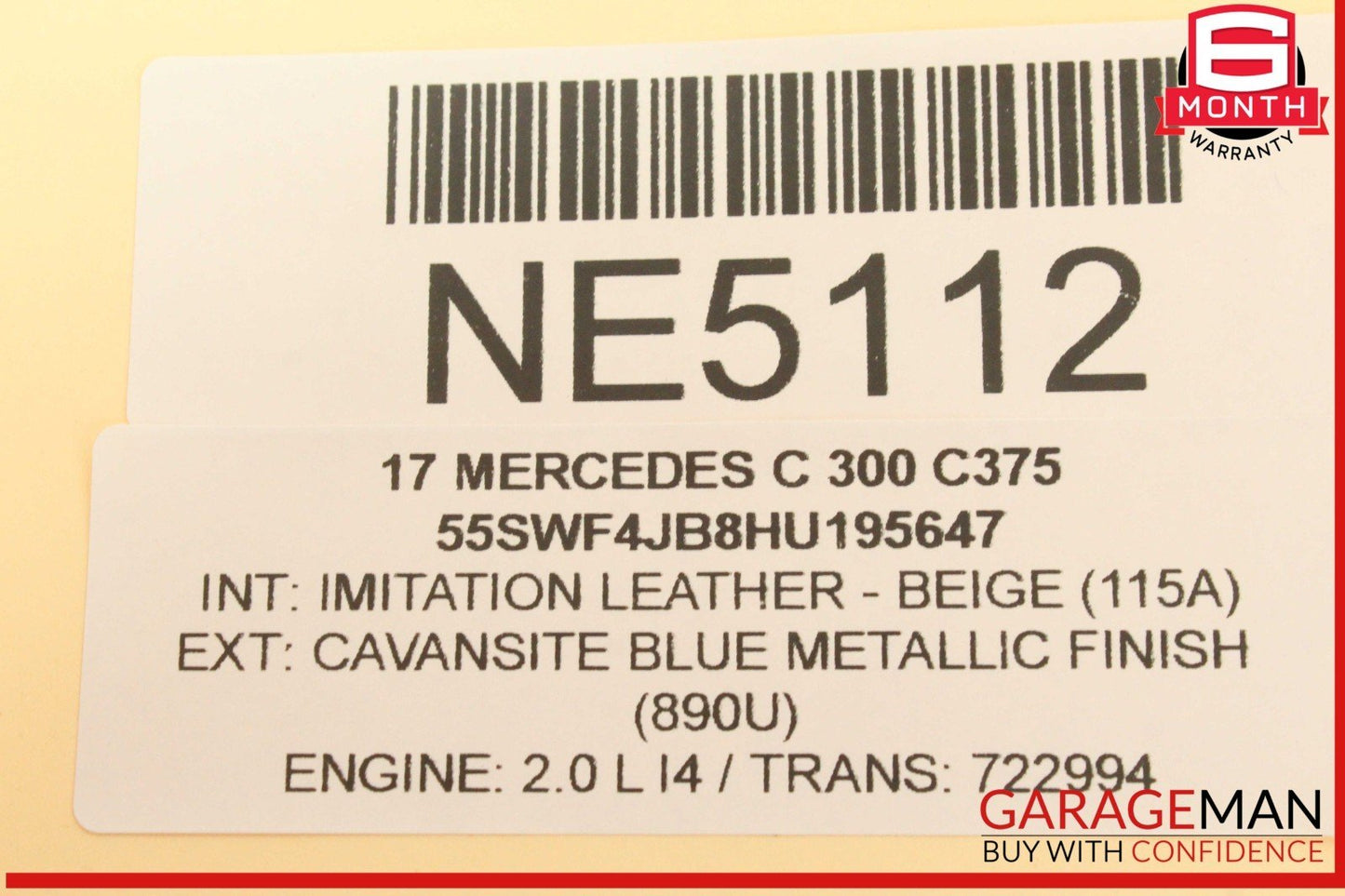 15-20 Mercedes W205 C300 GLC300 Front Right Side Dash AC A/C Air Vent Grille OEM