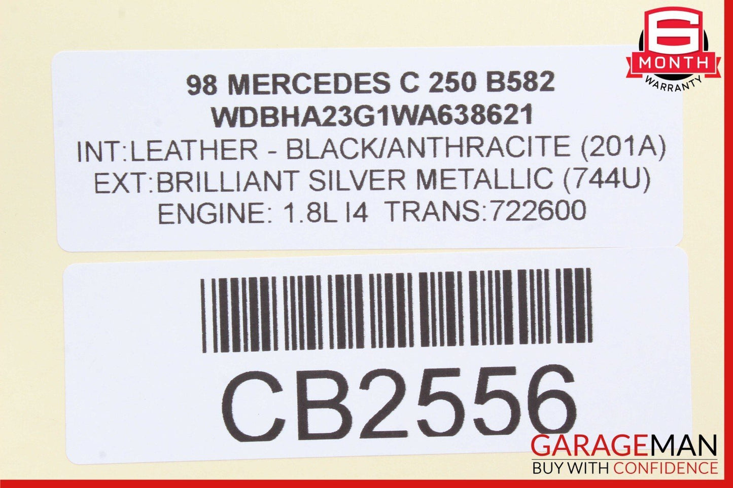 97-03 Mercedes W202 C230 CLK55 AMG Power Steering Rack Gear Box Gearbox OEM