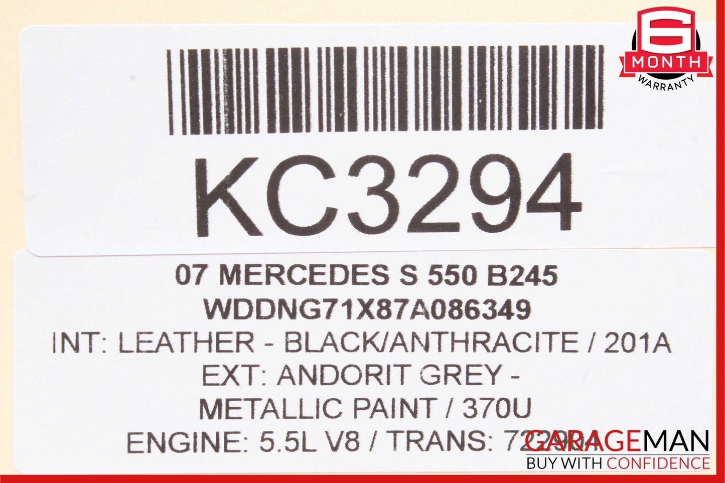 07-14 Mercedes W221 S550 CL550 Front Left Side Dash AC A/C Air Vent Trim OEM