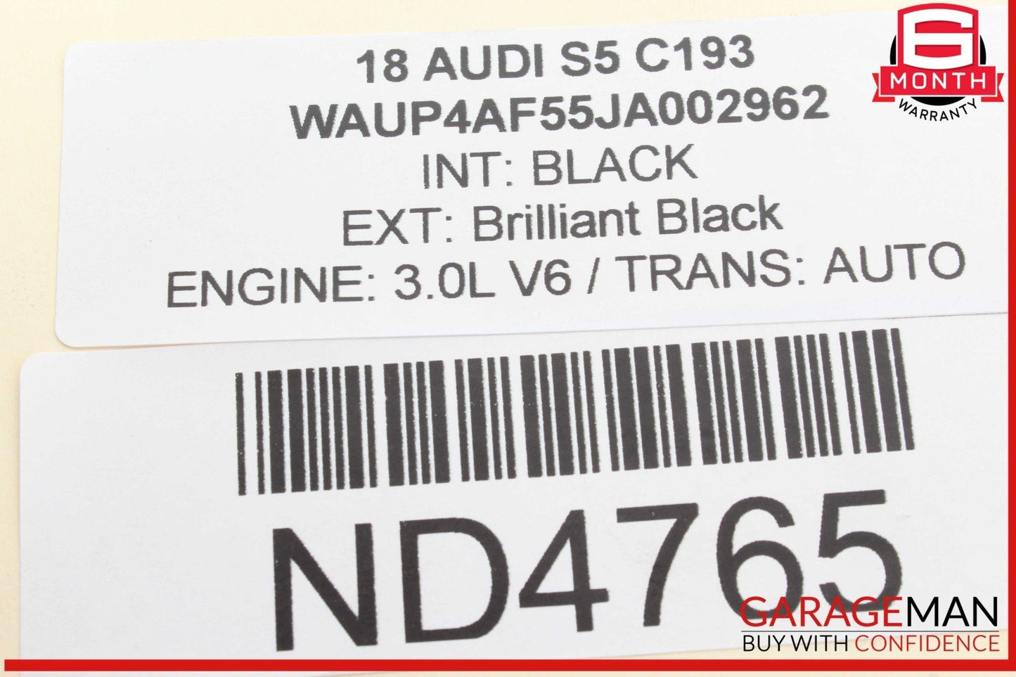 17-24 Audi S5 A4 Rear Right Passenger Side Upper Lateral Control Arm 8W0505398E