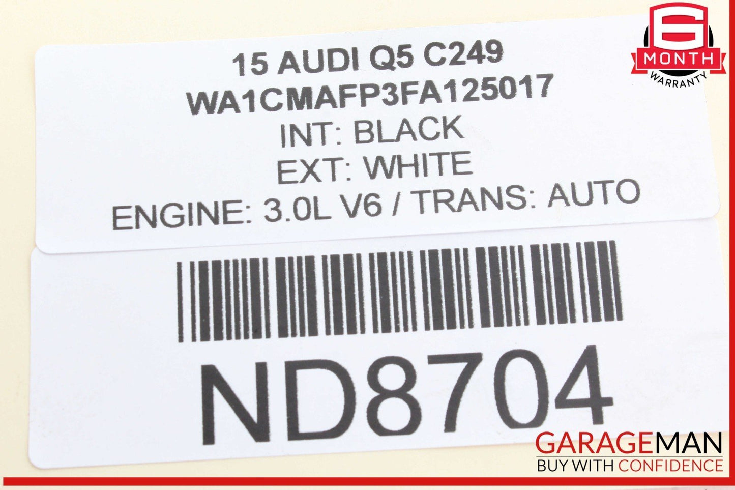 13-17 Audi Q5 SQ5 ABS Anti Lock Brake Pump Module 8R0907379AS OEM