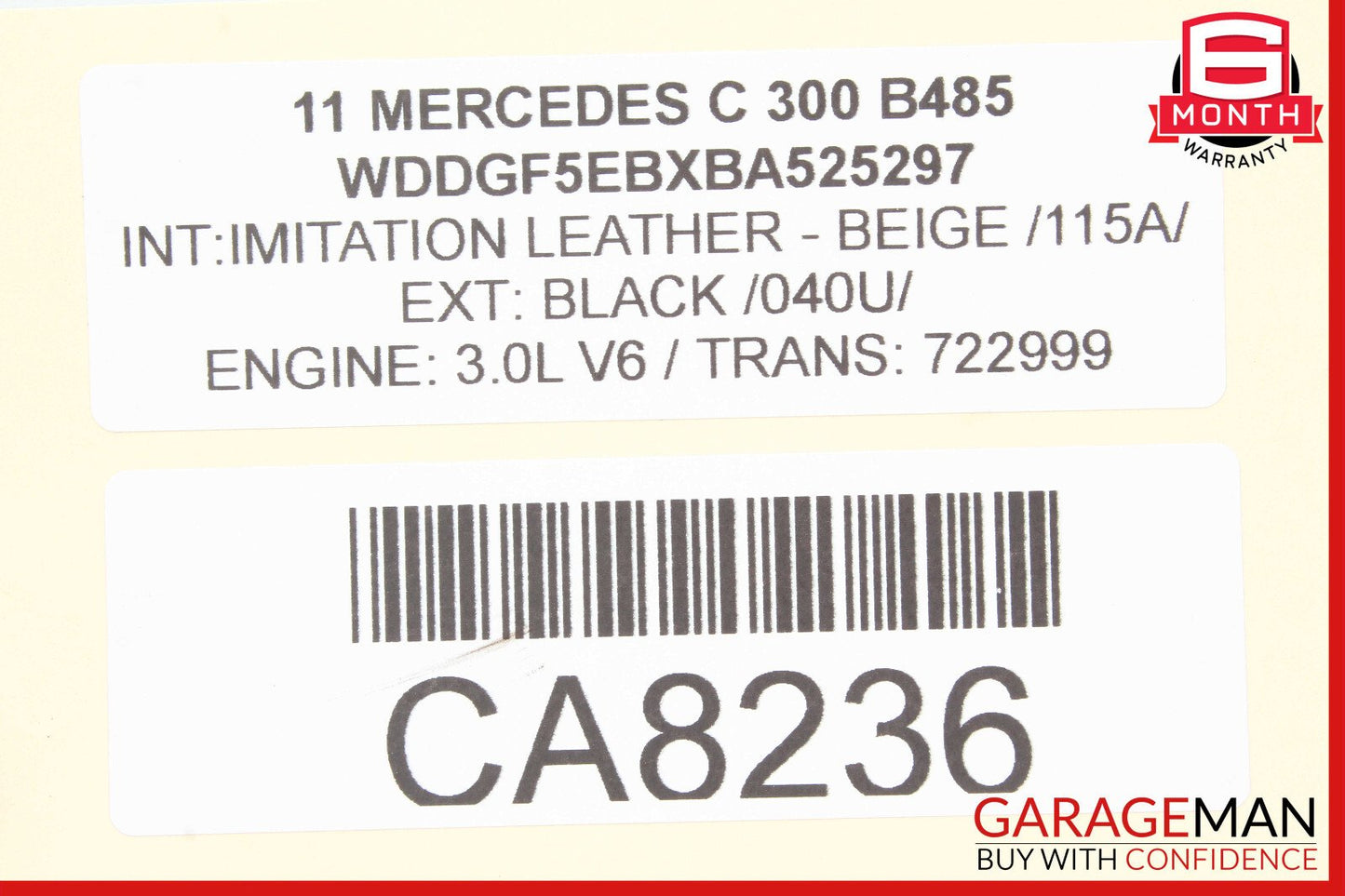 08-17 Mercedes C250 SLK250 E400 Front Left Driver Side Lower Control Arm RWD
